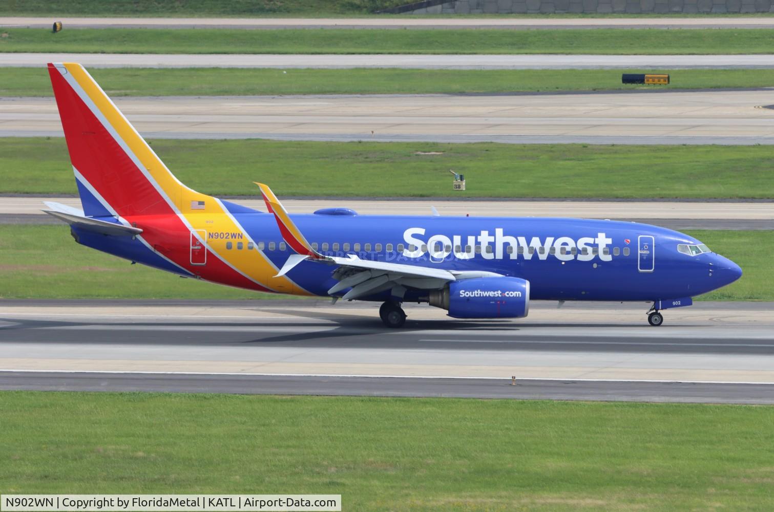 N902WN, 2007 Boeing 737-7H4 C/N 36615, SWA 737 zx bwi-atl