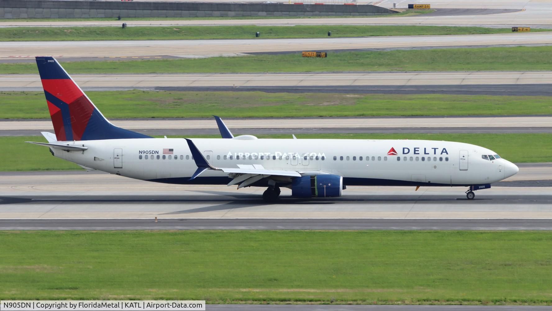 N905DN, 2018 Boeing 737-900ER C/N 32009, DAL 739 zx ewr-atl