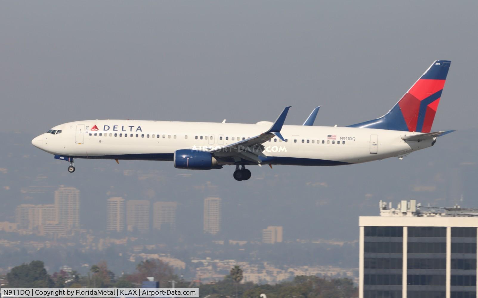 N911DQ, 2018 Boeing 737-932ER C/N 64882, DAL 739 zx slc-lax