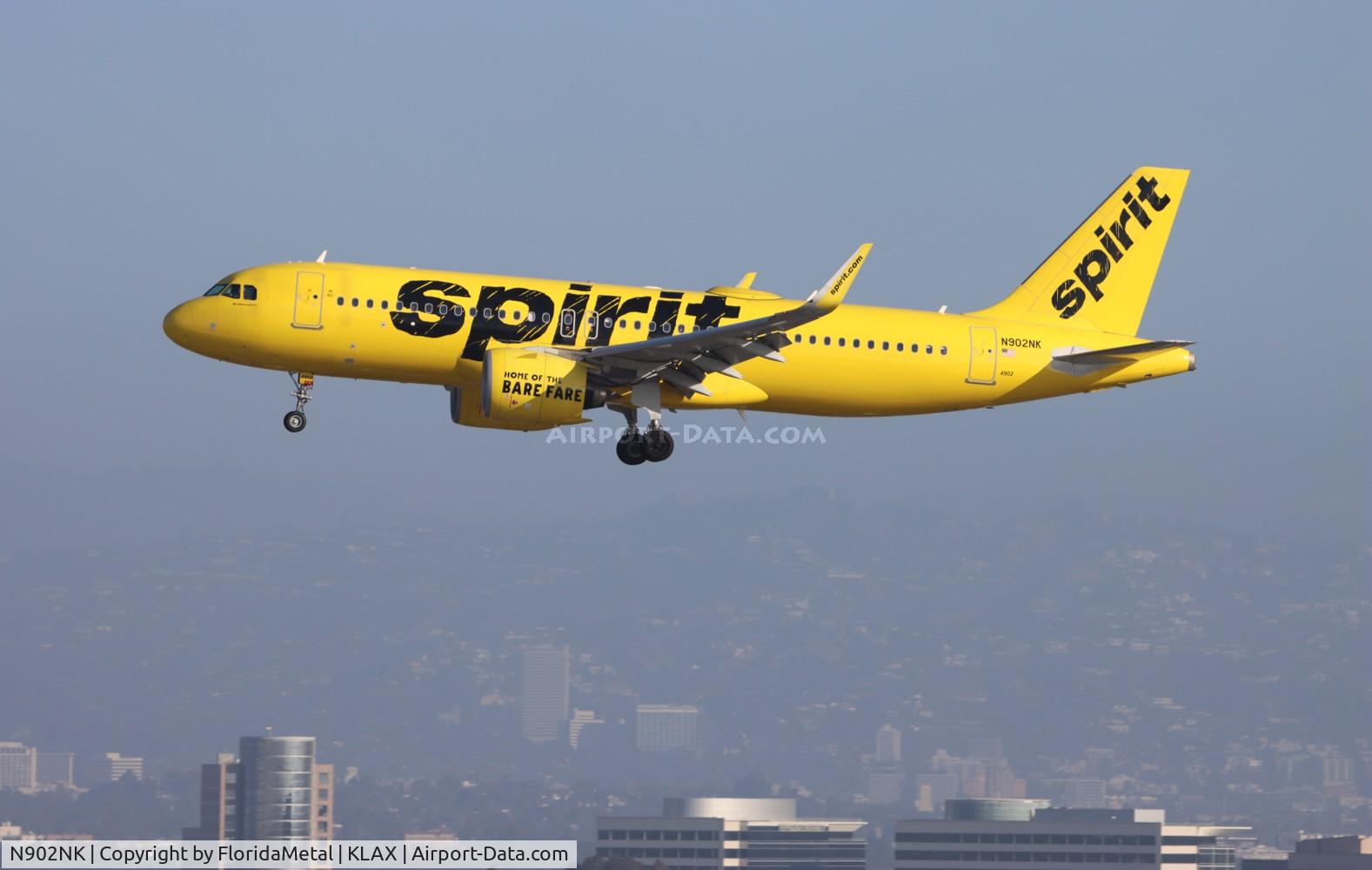 N902NK, 2016 Airbus A320-271N C/N 6907, NKS A32N zx atl-lax