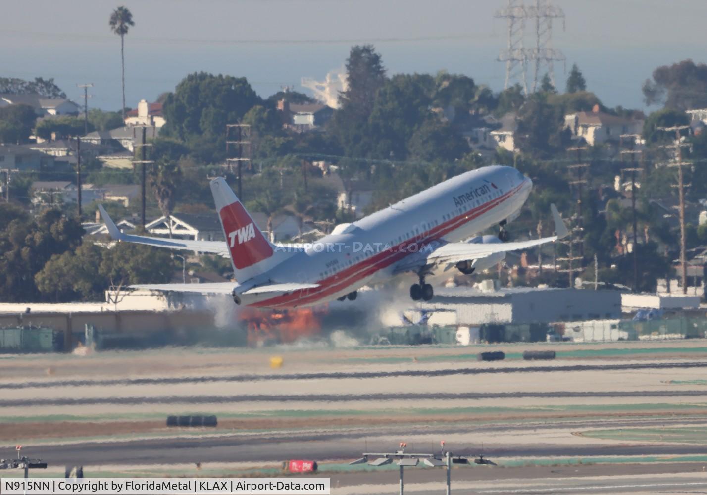 N915NN, 2013 Boeing 737-823 C/N 33227, AAL 738 TWA retro zx lax-cun, mmun