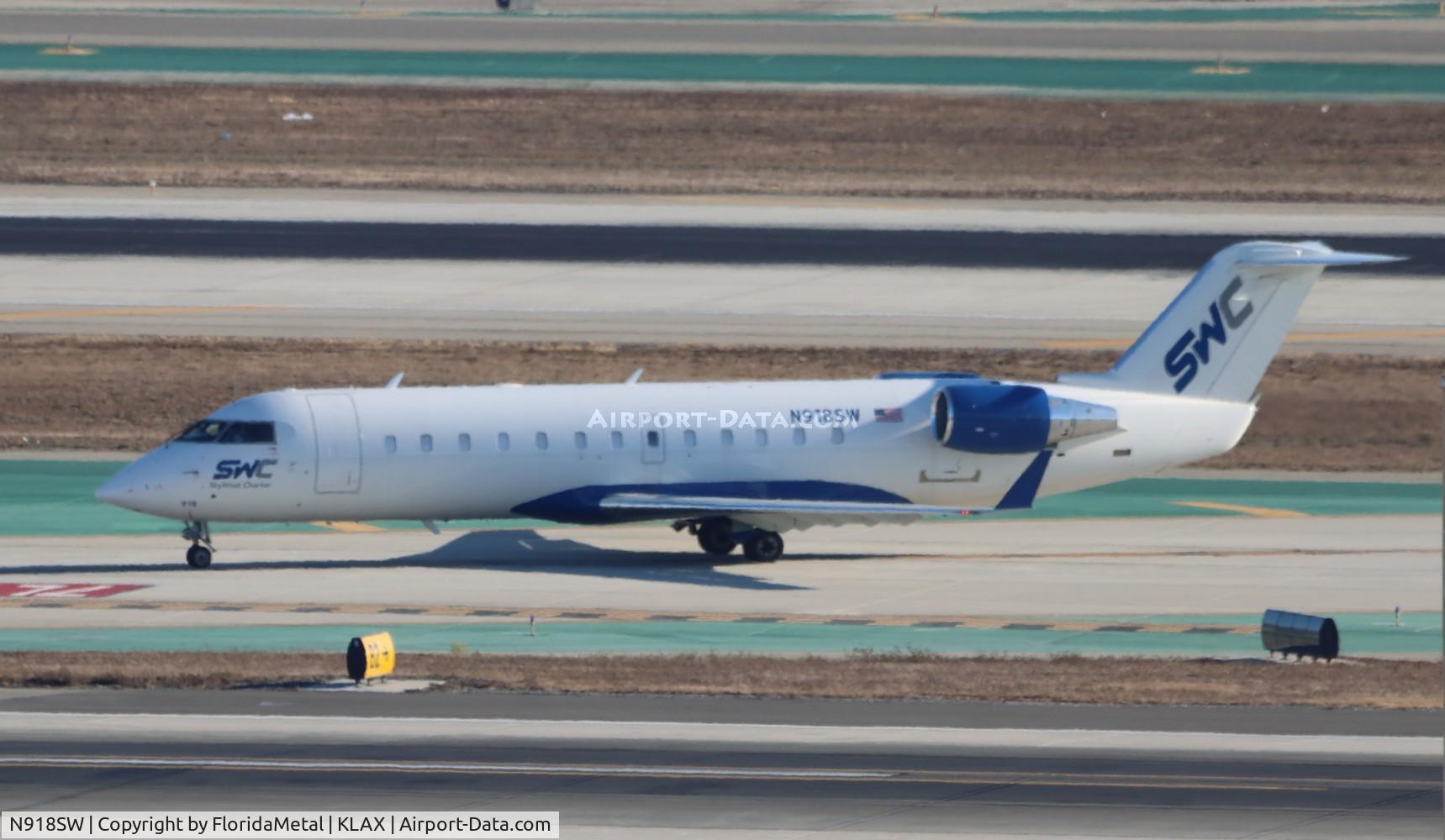 N918SW, 2002 Bombardier CRJ-200LR (CL-600-2B19) C/N 7645, SKW CR2 zx lax-las
