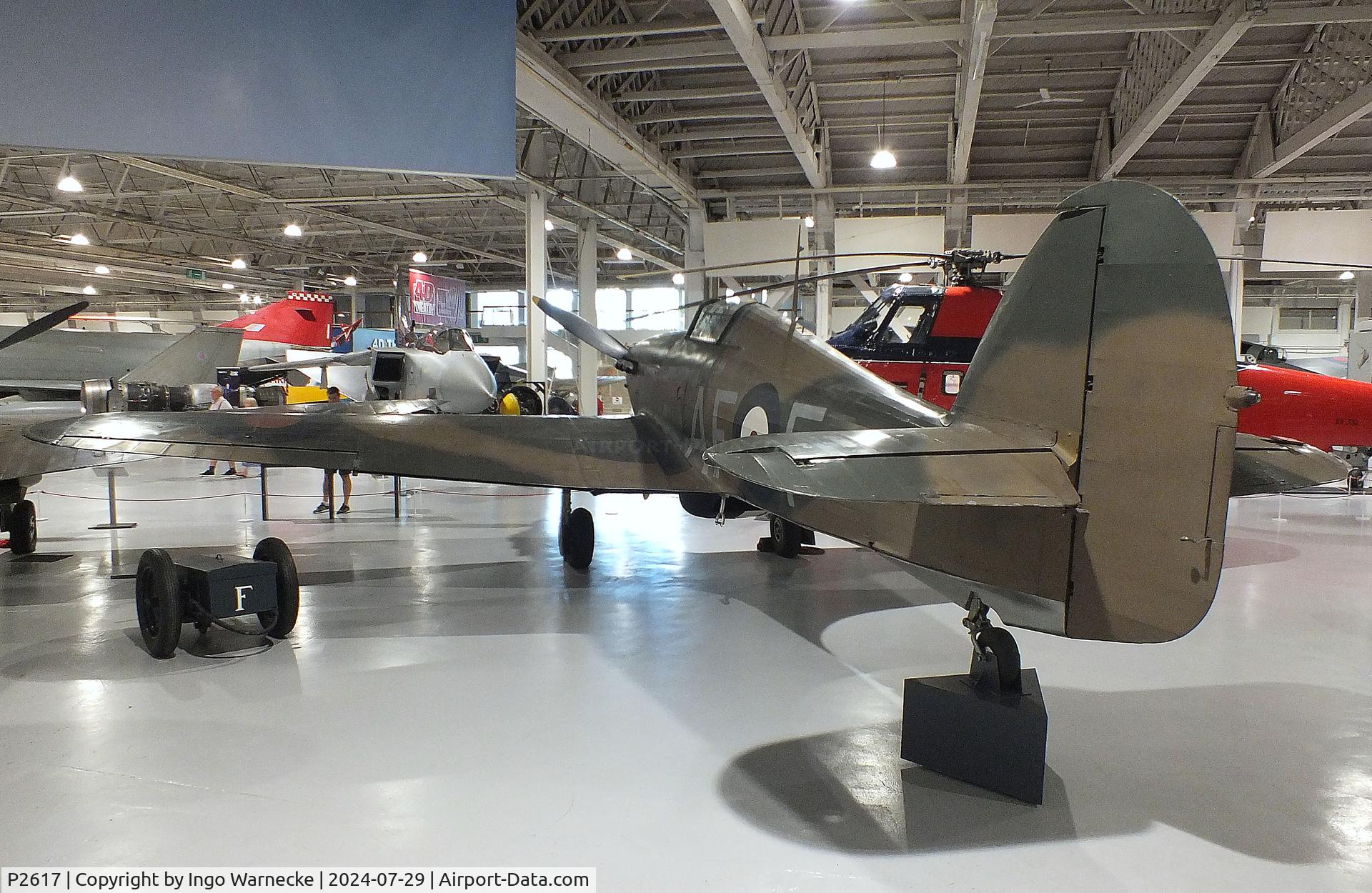 P2617, Hawker Hurricane I C/N Not found P2617, Hawker Hurricane I at the RAF Museum Hendon