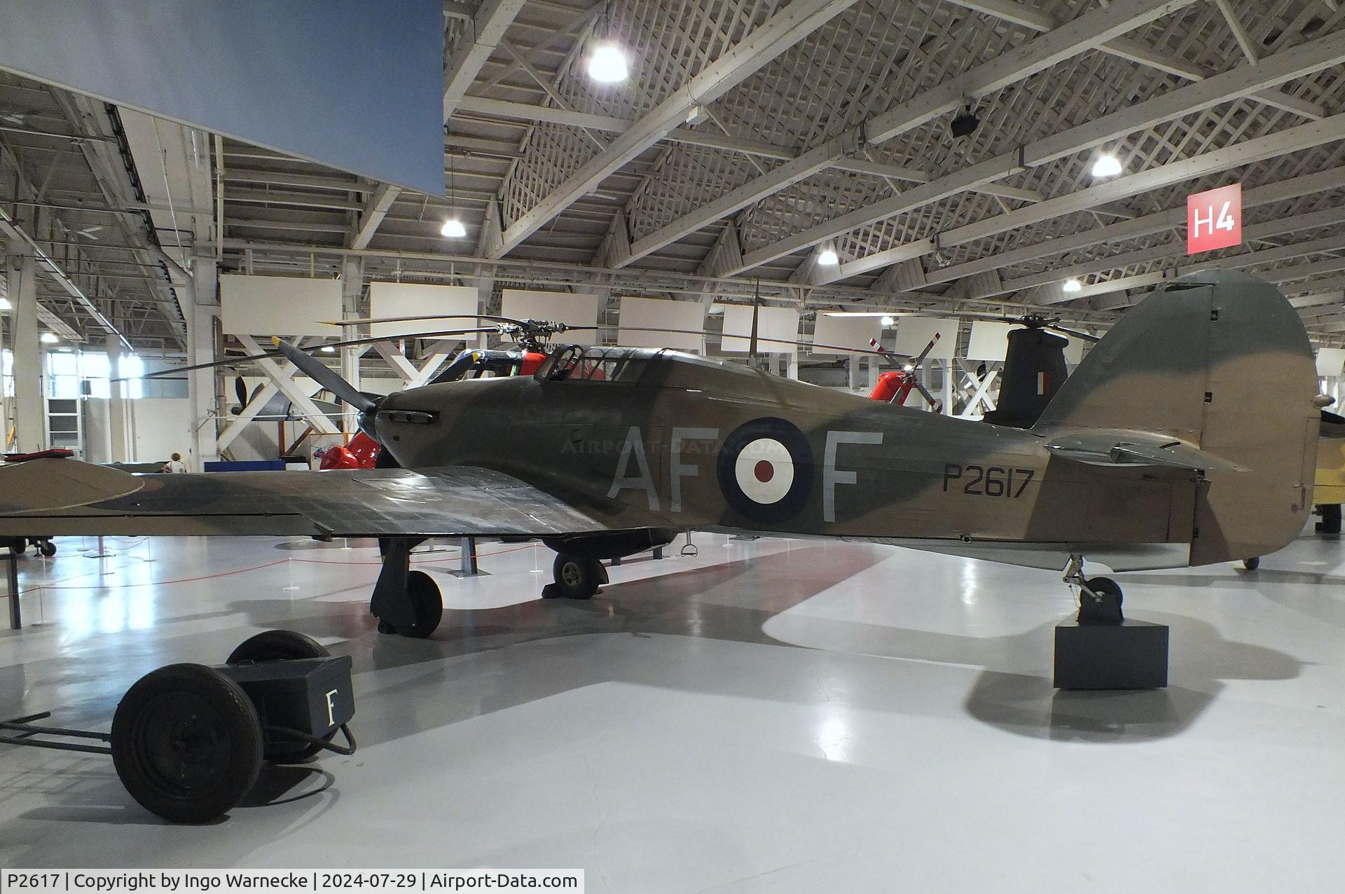 P2617, Hawker Hurricane I C/N Not found P2617, Hawker Hurricane I at the RAF Museum Hendon