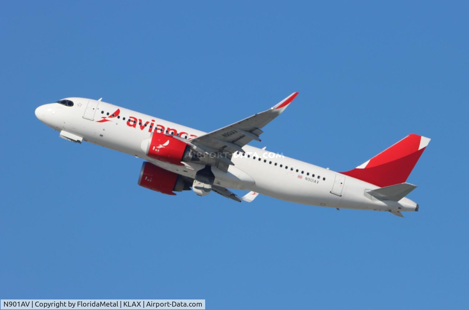 N901AV, 2024 Airbus A320-251N C/N 11912, AVA A32N zx lax-gua, mggt