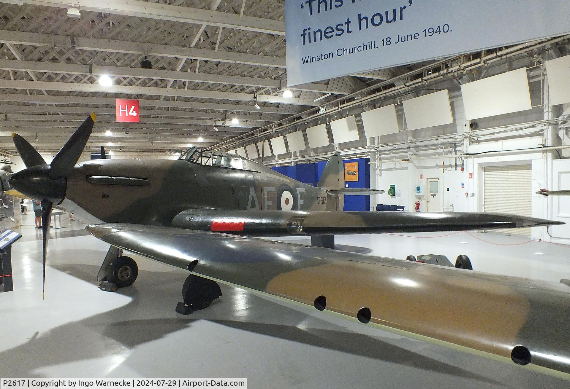 P2617, Hawker Hurricane I C/N Not found P2617, Hawker Hurricane I at the RAF Museum Hendon