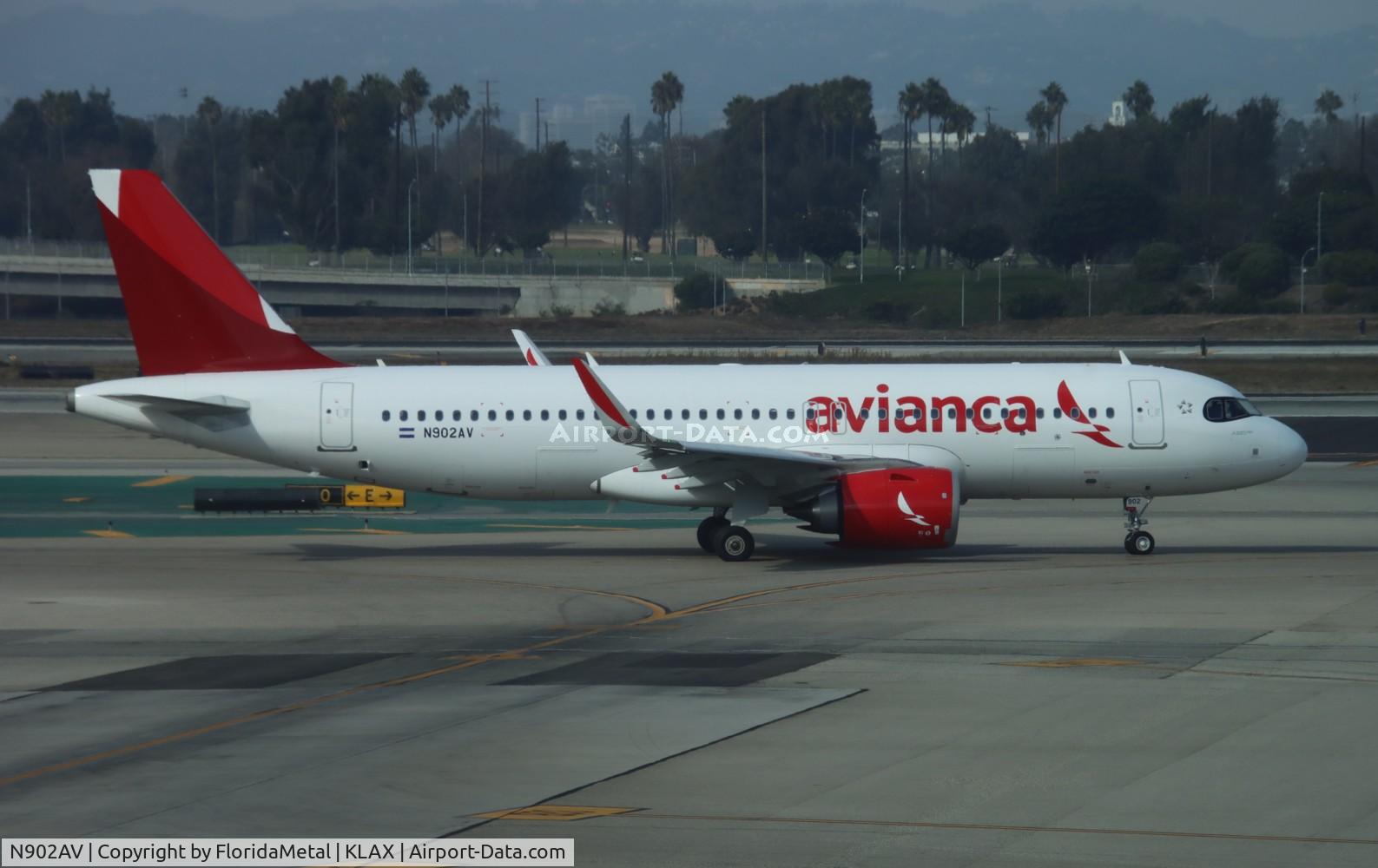 N902AV, 2024 Airbus A320-251N C/N 12169, AVA A32N zx lax-sal, mslp