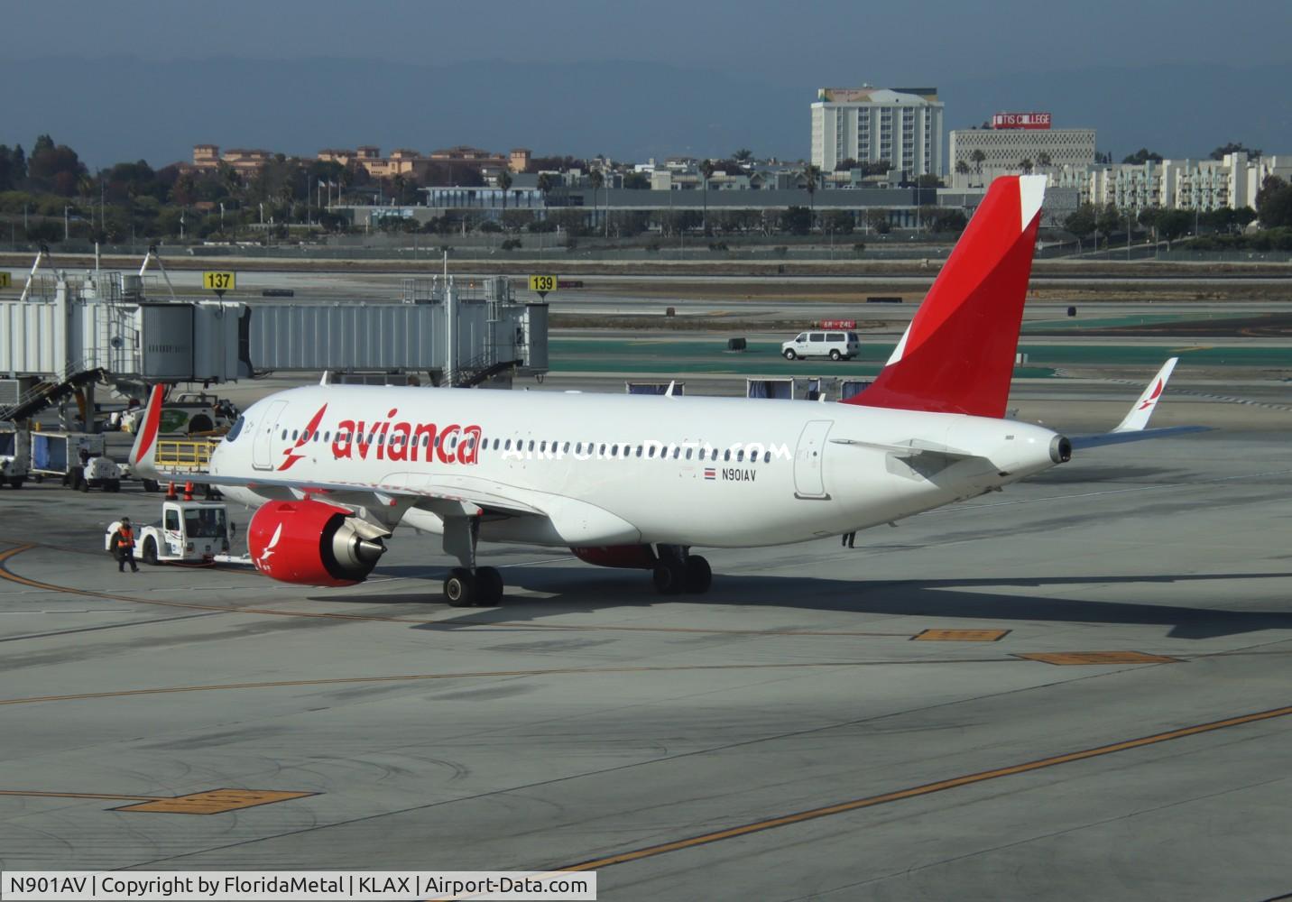 N901AV, 2024 Airbus A320-251N C/N 11912, AVA A32N zx lax-gua, mggt