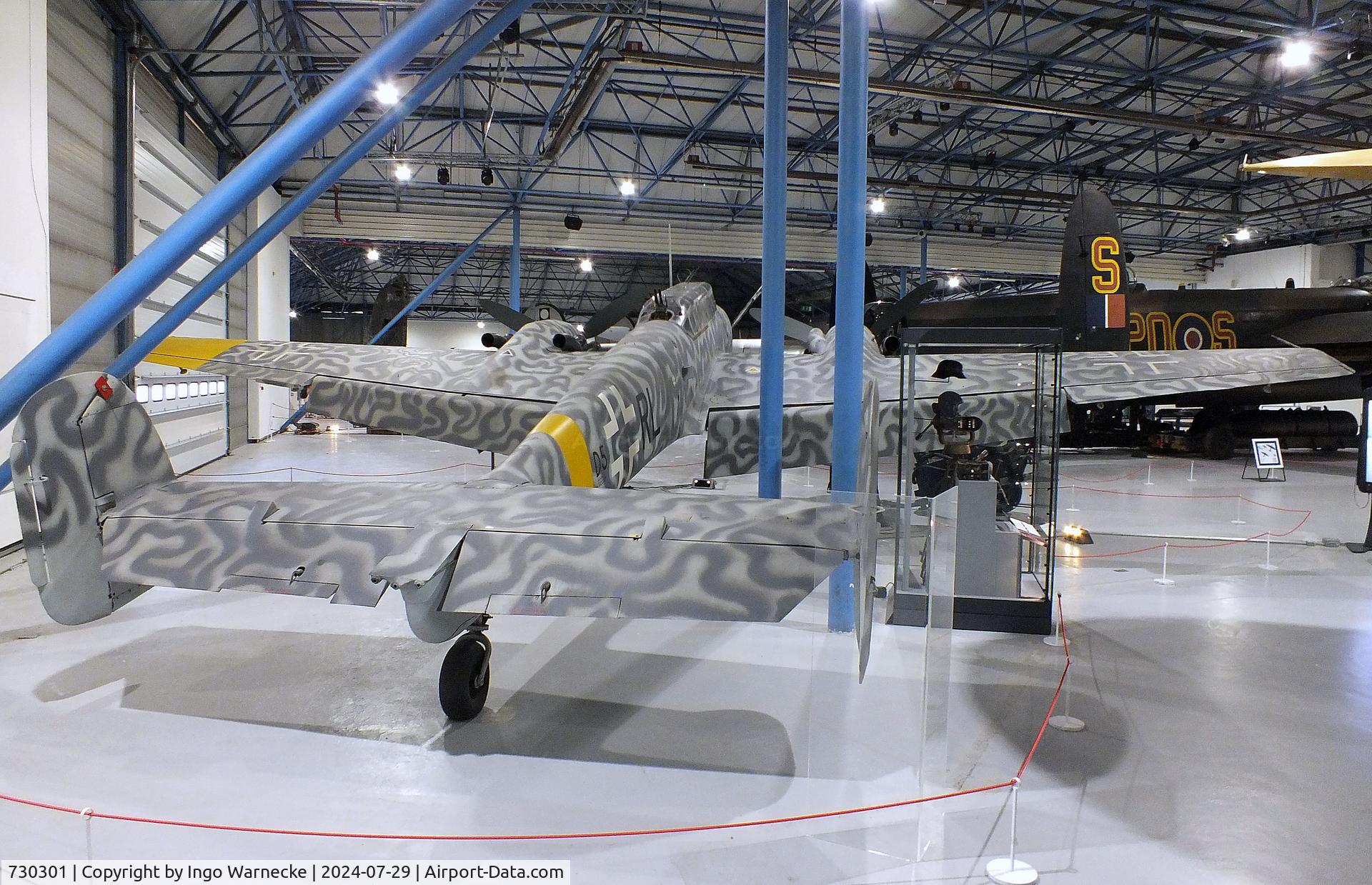 730301, Messerschmitt Bf-110G-4/R6 C/N 730301, Messerschmitt Bf-110G-4/R6 at the RAF Museum Hendon
