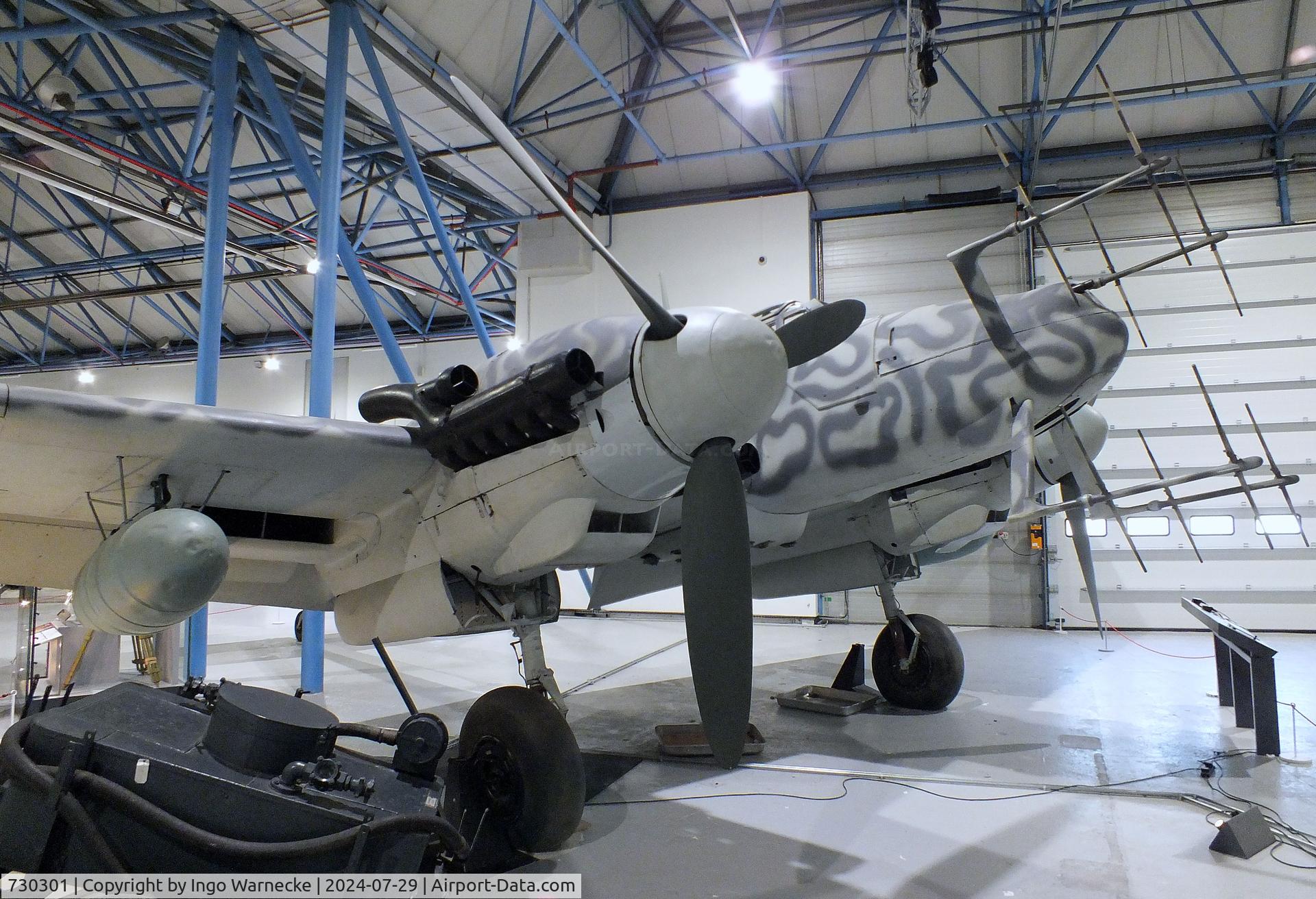 730301, Messerschmitt Bf-110G-4/R6 C/N 730301, Messerschmitt Bf-110G-4/R6 at the RAF Museum Hendon