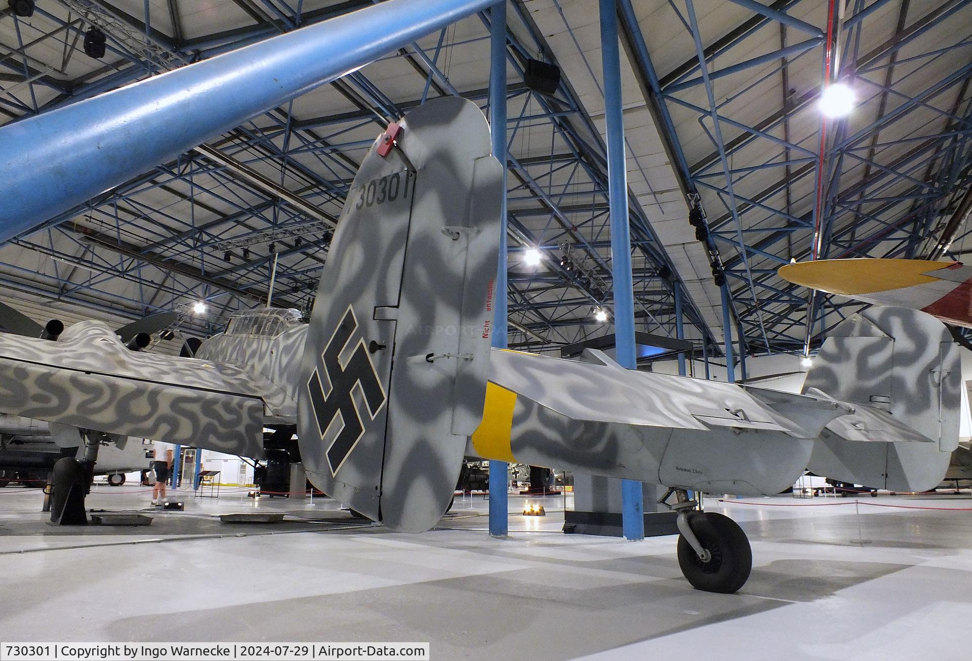 730301, Messerschmitt Bf-110G-4/R6 C/N 730301, Messerschmitt Bf-110G-4/R6 at the RAF Museum Hendon