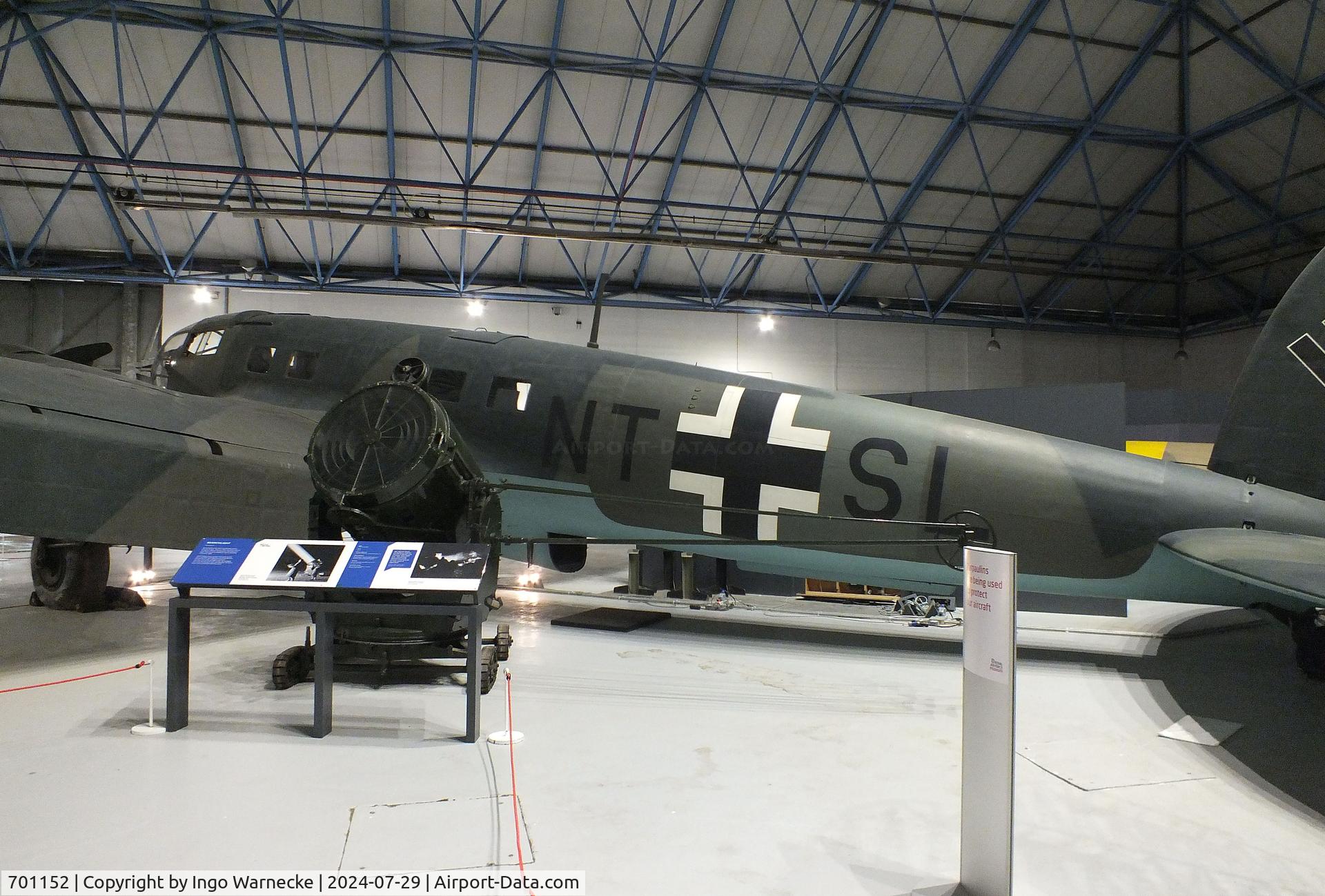 701152, Heinkel He-111H-20 C/N 701152, Heinkel He-111H-20 at the RAF Museum Hendon