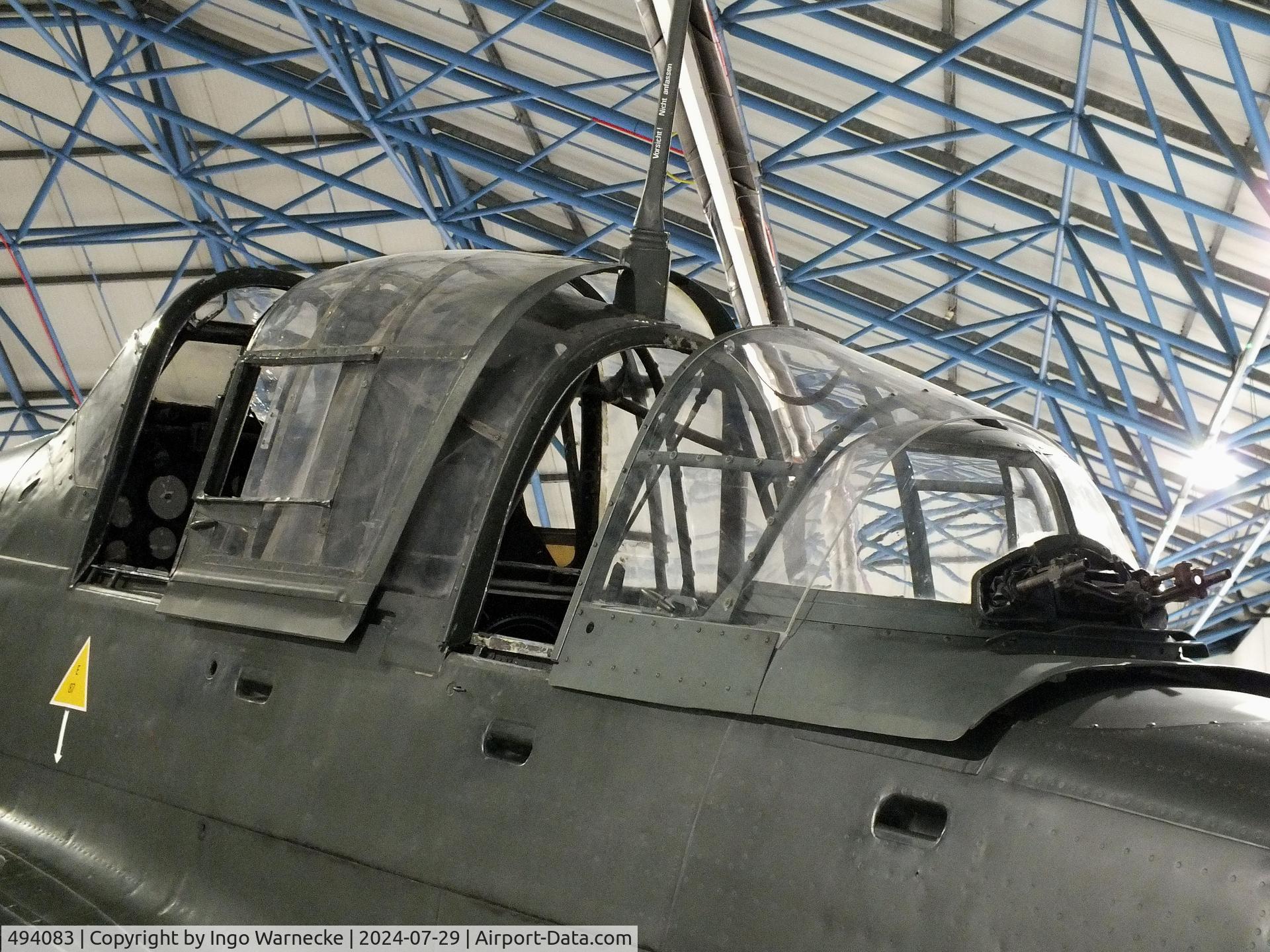 494083, 1941 Junkers Ju-87D Stuka C/N Not found 494083, Junkers Ju 87G-2 at the RAF Museum Hendon