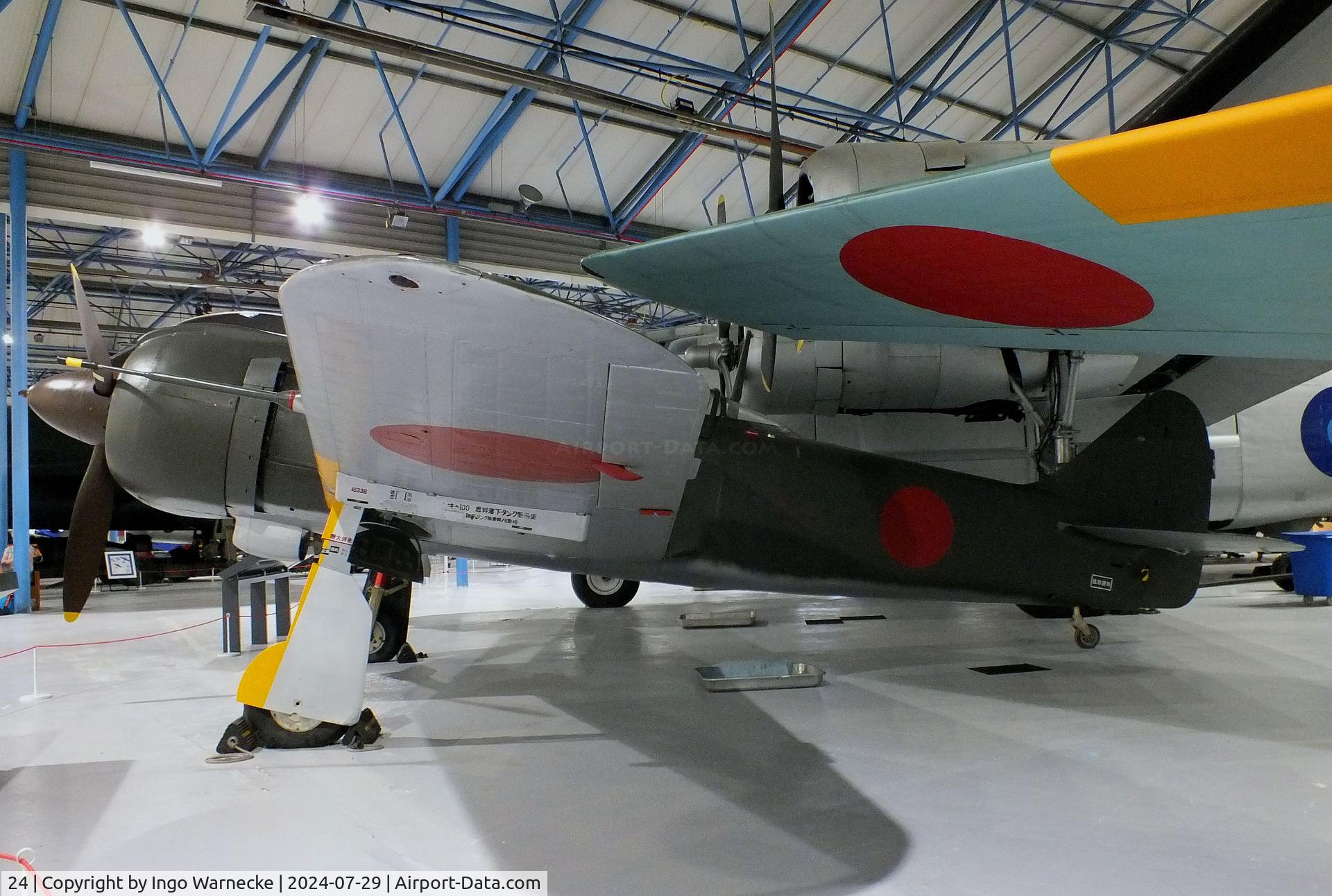 24, 1944 Kawasaki Ki 100-1B C/N 16336, Kawasaki Ki-100-1b at the RAF Museum Hendon