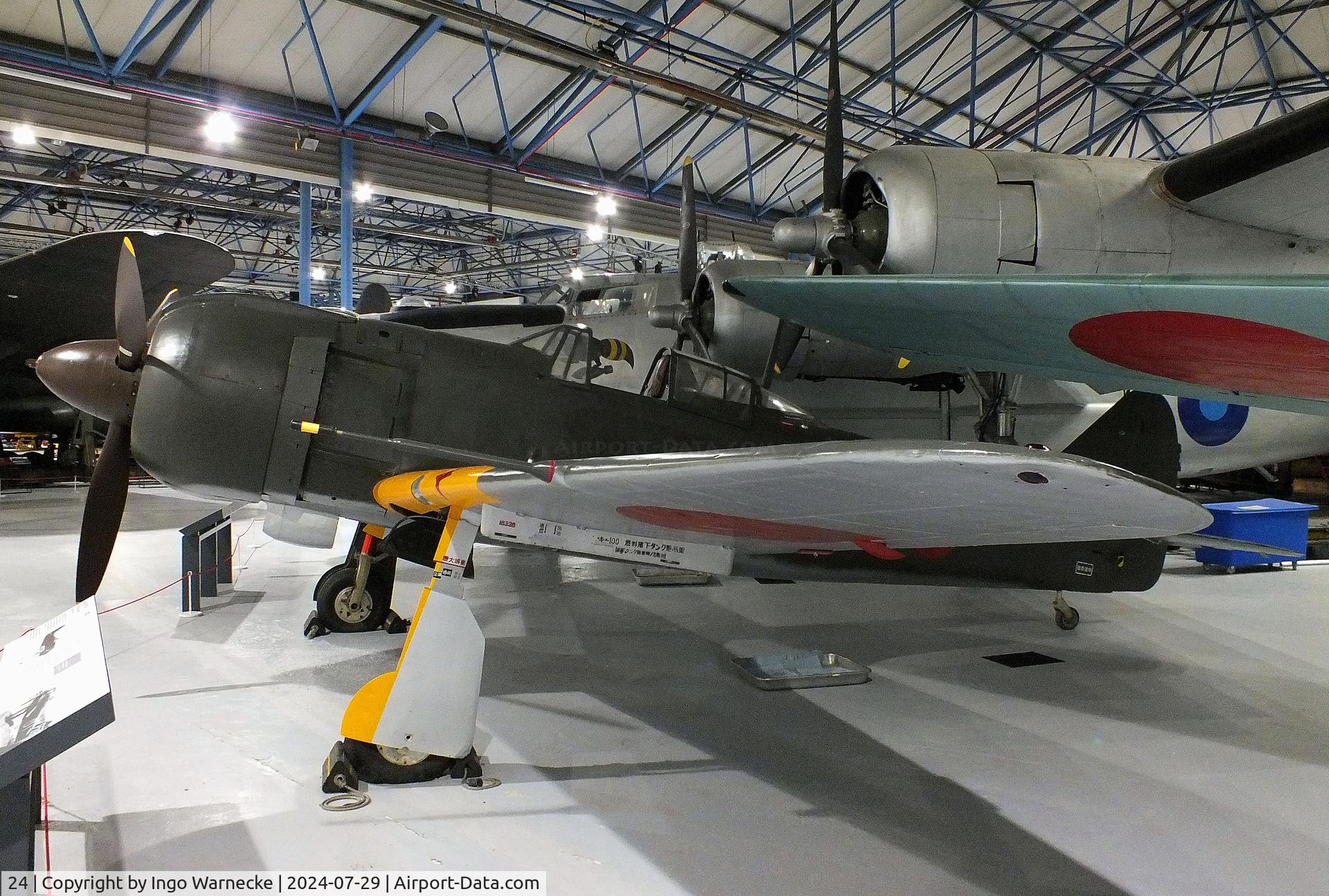 24, 1944 Kawasaki Ki 100-1B C/N 16336, Kawasaki Ki-100-1b at the RAF Museum Hendon