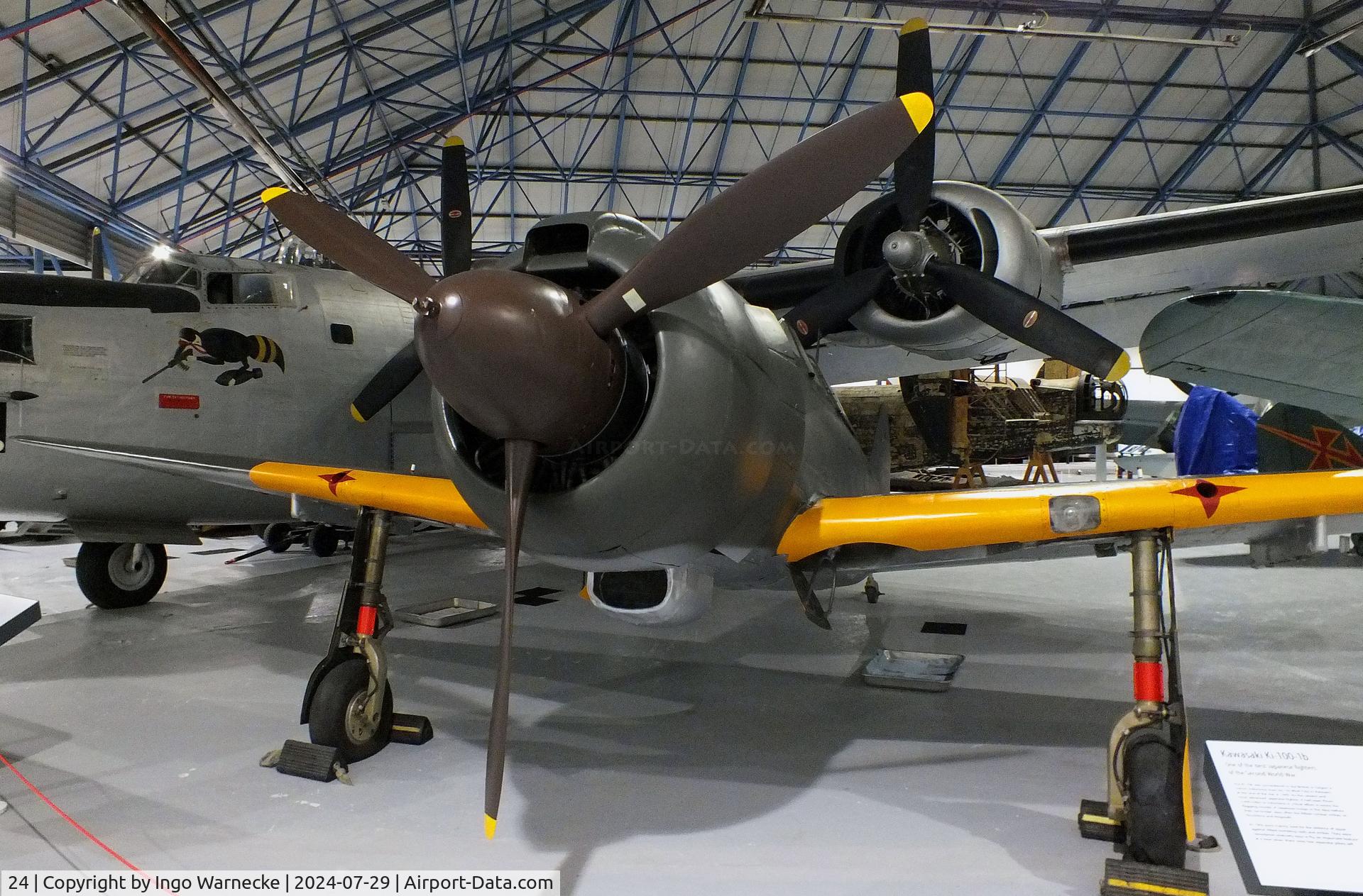 24, 1944 Kawasaki Ki 100-1B C/N 16336, Kawasaki Ki-100-1b at the RAF Museum Hendon