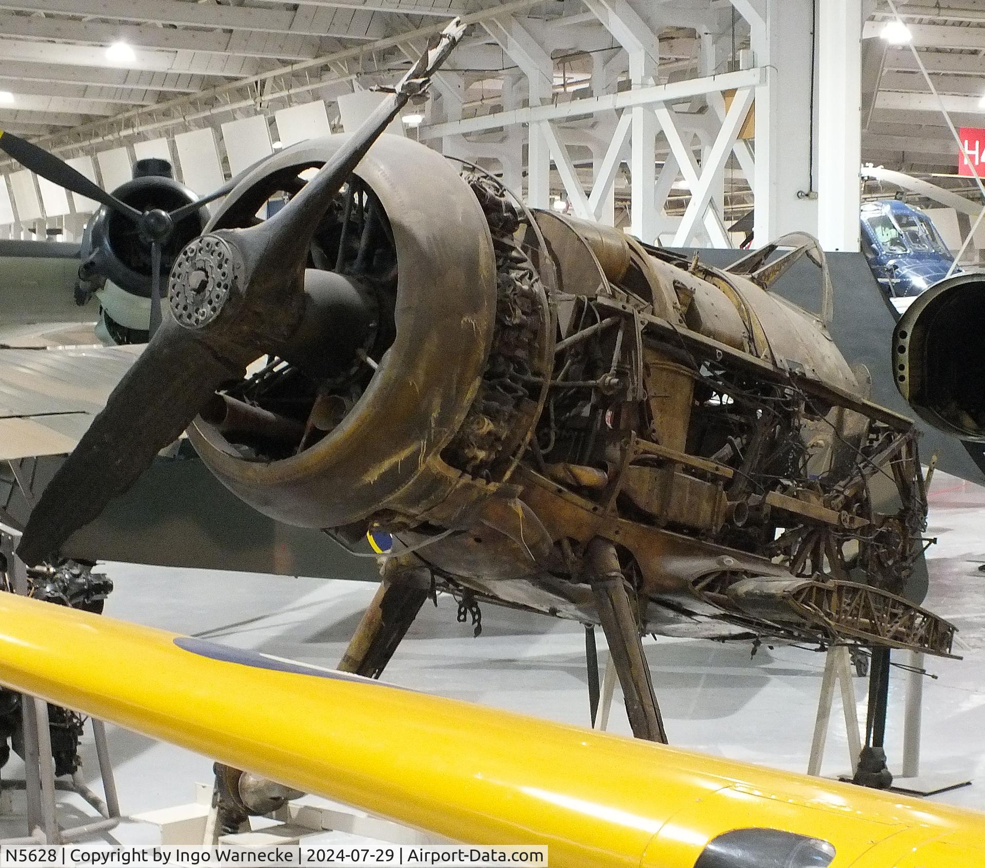 N5628, 1939 Gloster Gladiator Mk2 C/N Not found N5628, Gloster Gladiator II wreck (front fuselage only) at the RAF Museum Hendon