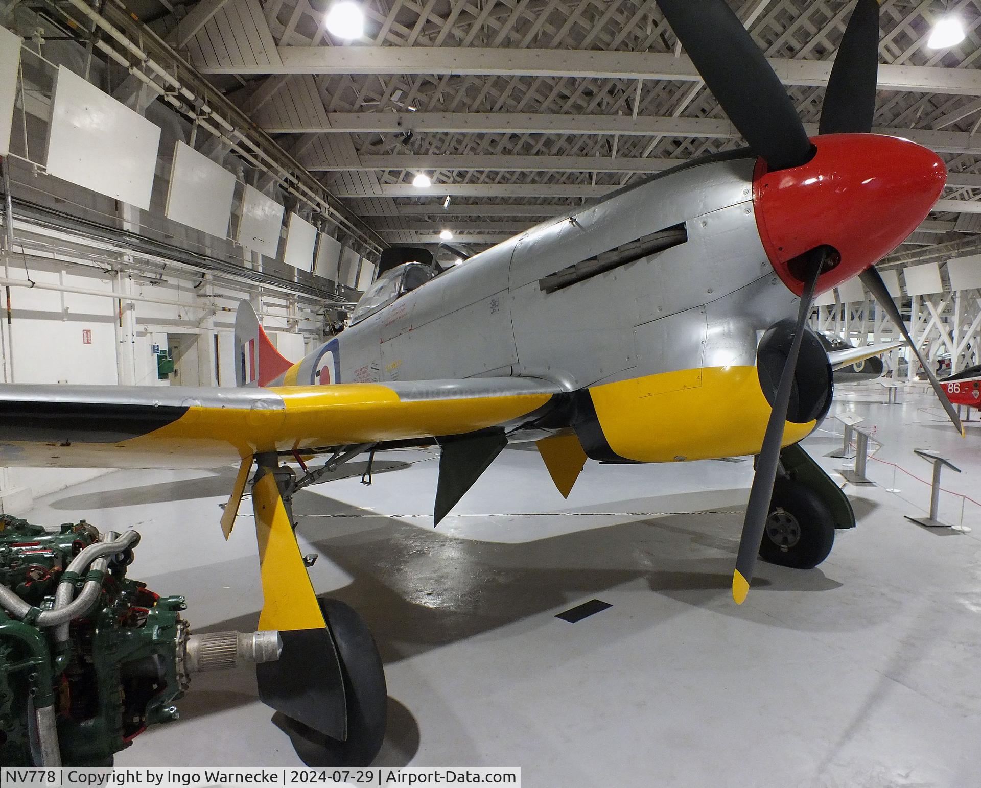 NV778, Hawker Tempest TT.5 C/N Not found NV778, Hawker Tempest V/TT5 at the RAF Museum Hendon