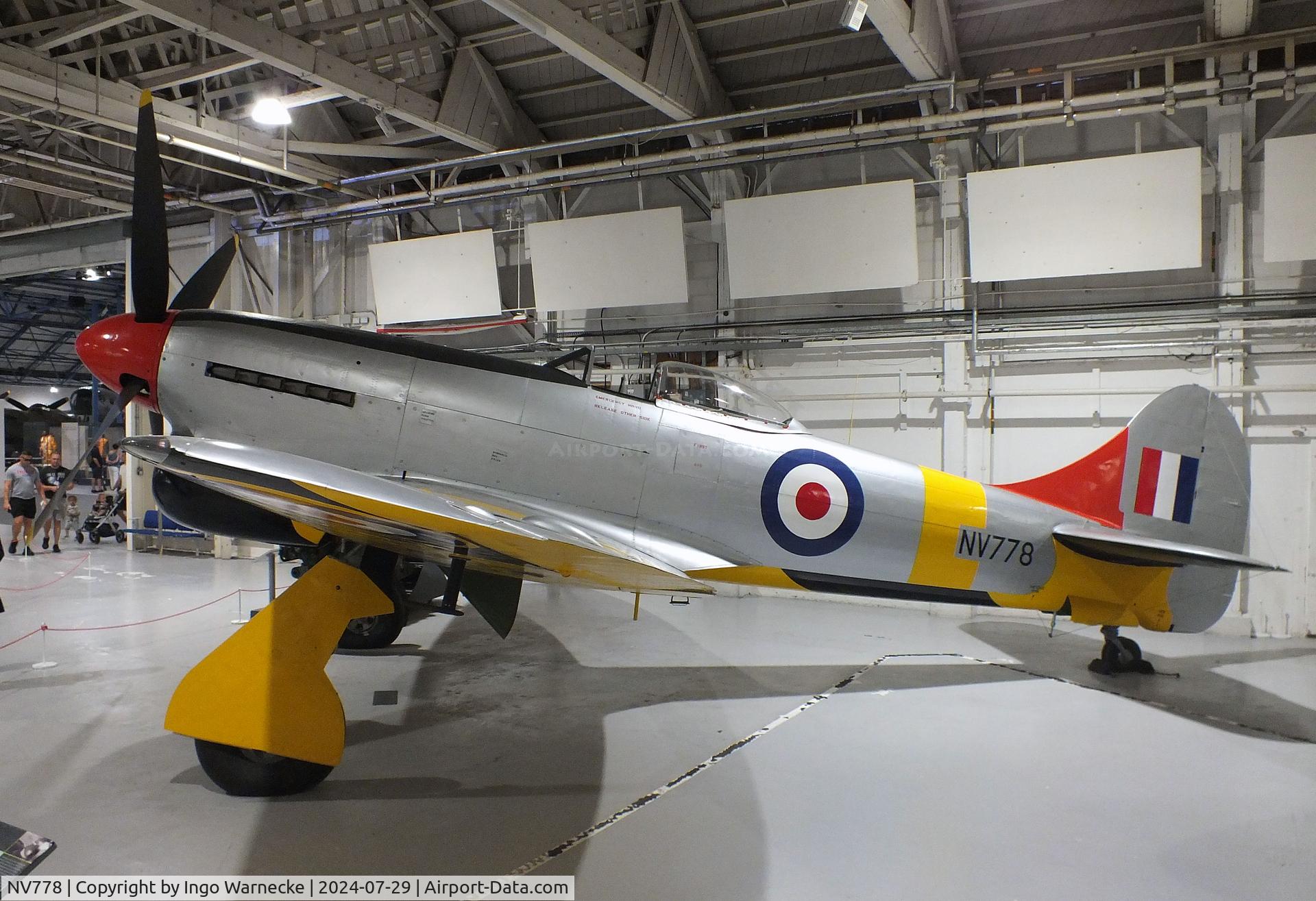 NV778, Hawker Tempest TT.5 C/N Not found NV778, Hawker Tempest V/TT5 at the RAF Museum Hendon