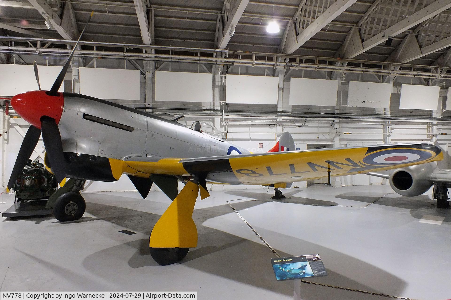 NV778, Hawker Tempest TT.5 C/N Not found NV778, Hawker Tempest V/TT5 at the RAF Museum Hendon