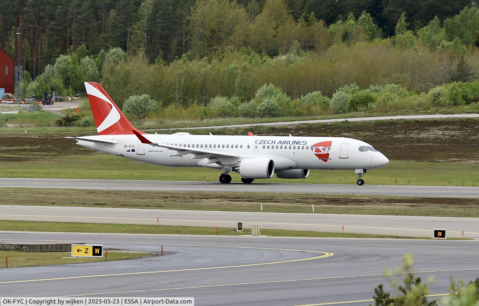 OK-FYC, 2025 Airbus Canada A220-300 C/N 55347, Rwy 08