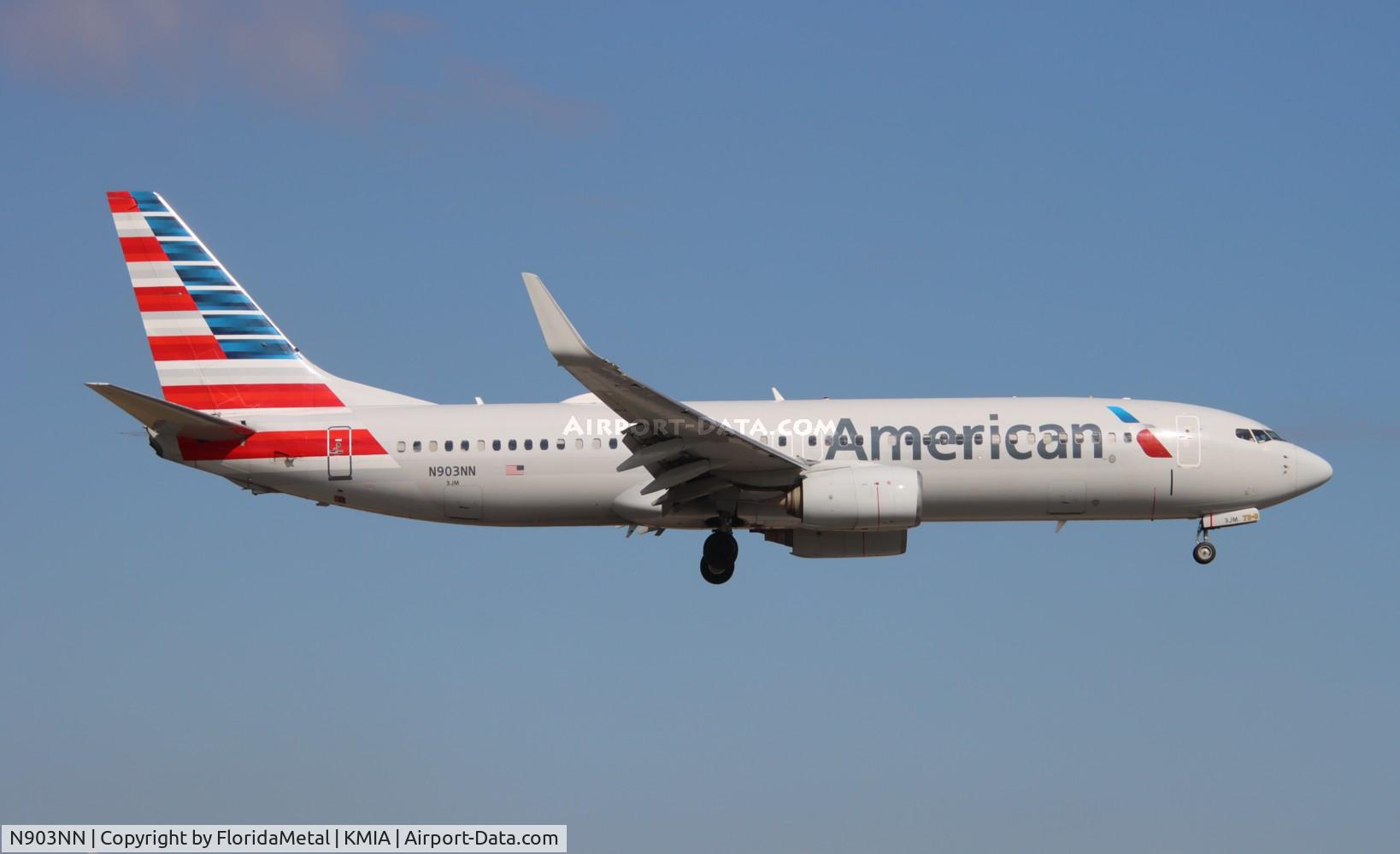 N903NN, 2012 Boeing 737-823 C/N 31153, AAL 738 zx ewr-mia