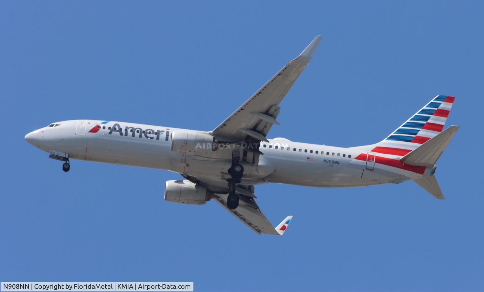 N908NN, 2012 Boeing 737-823 C/N 31157, AAL 738 zx nas, mynn-mia