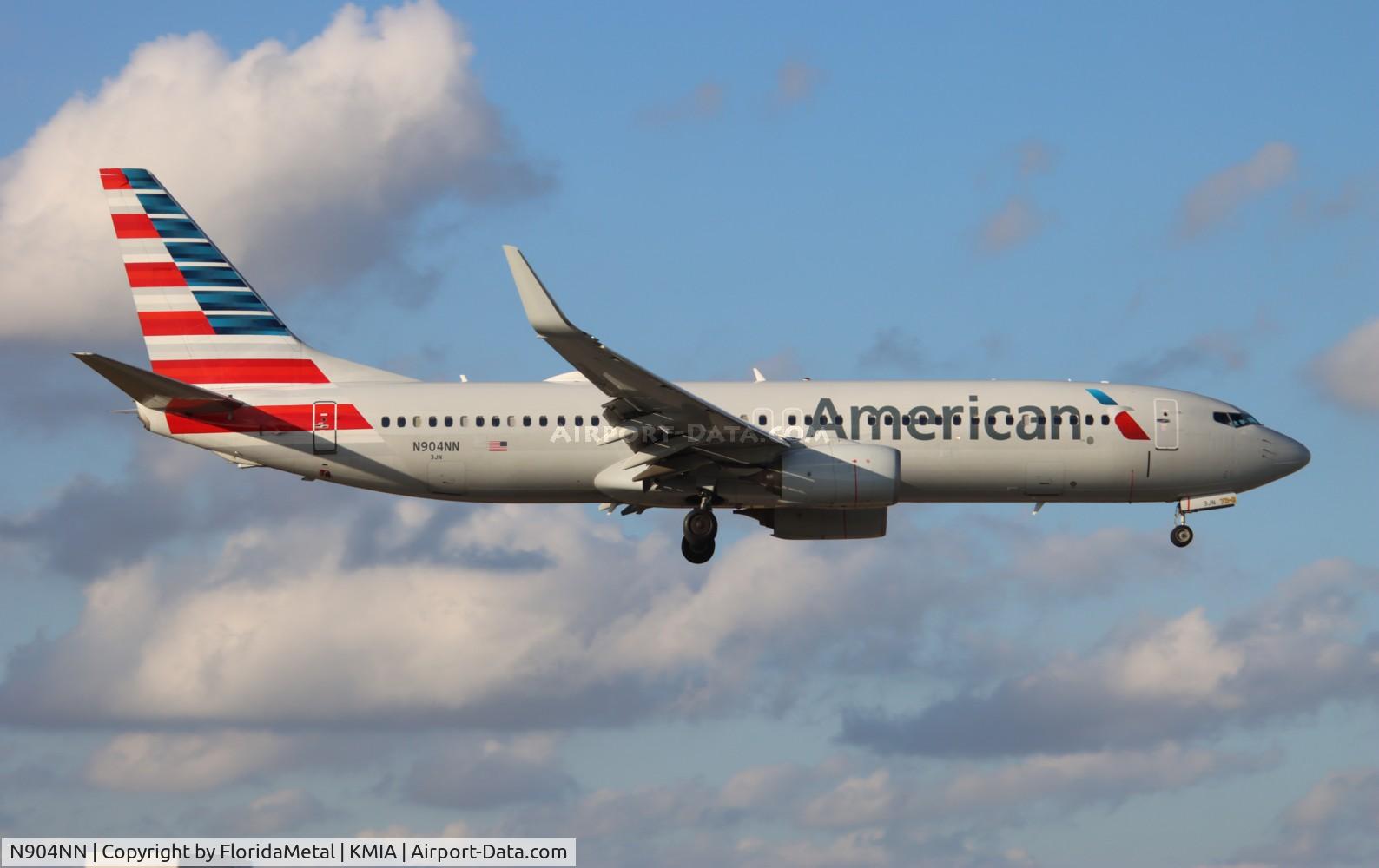 N904NN, 2012 Boeing 737-823 C/N 33317, AAL 738 zx hog, muha-mia