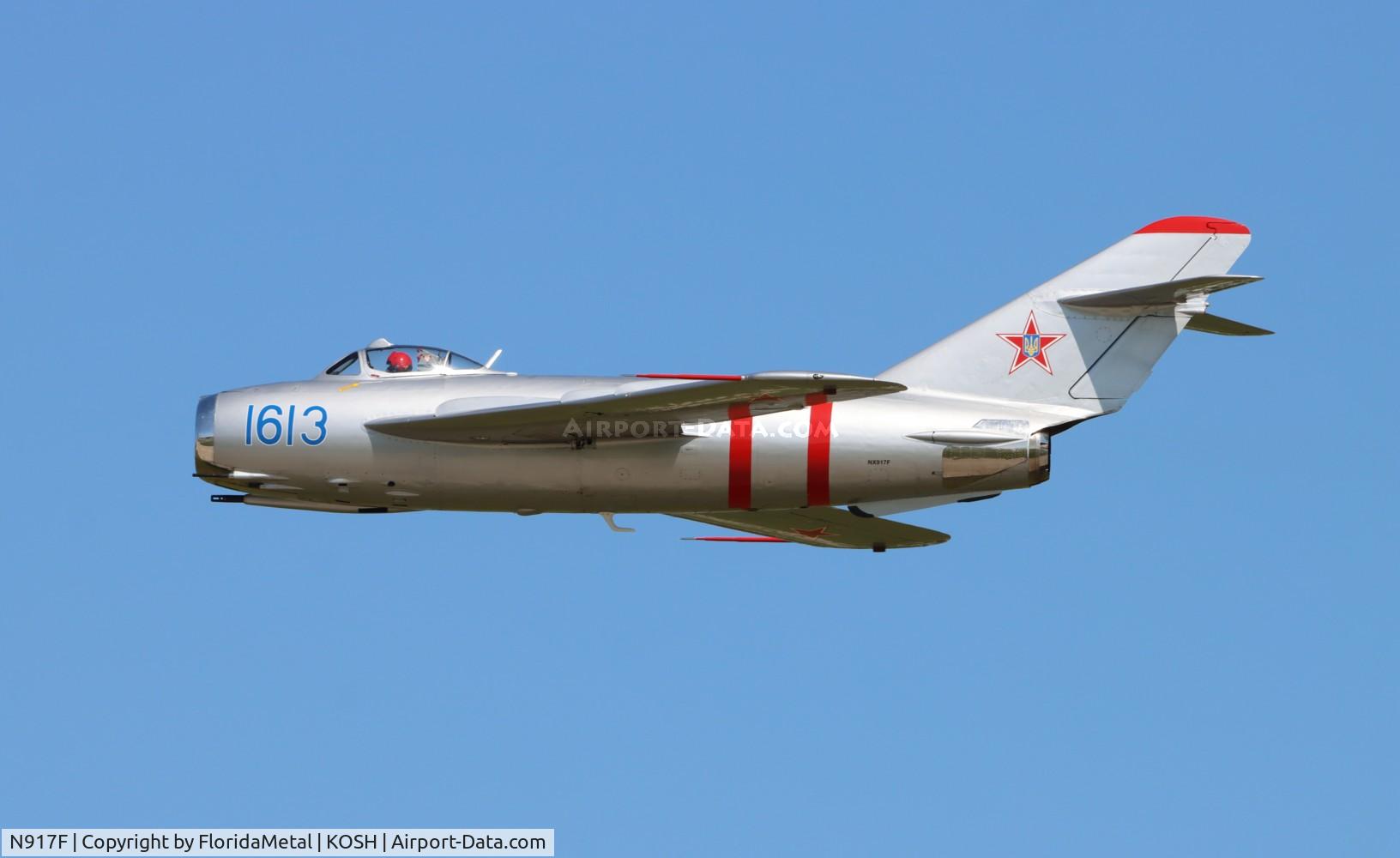 N917F, 1980 Mikoyan-Gurevich MiG-17 C/N 1C1613, Mig-17 zx