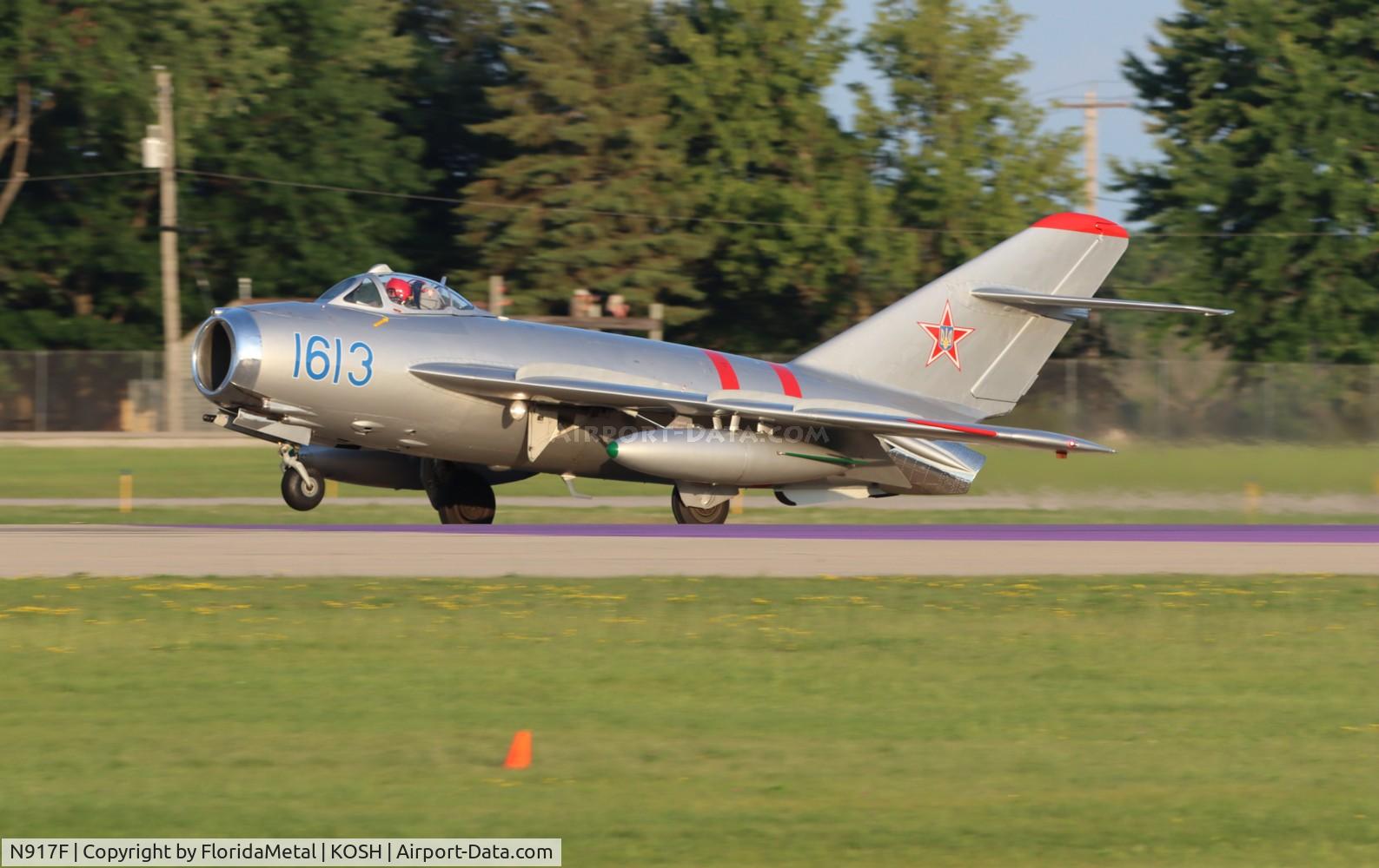 N917F, 1980 Mikoyan-Gurevich MiG-17 C/N 1C1613, Mig-17 zx