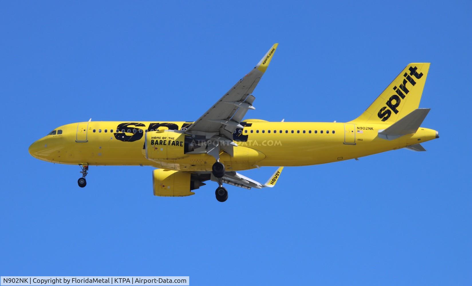 N902NK, 2016 Airbus A320-271N C/N 6907, NKS A32N zx ord-tpa