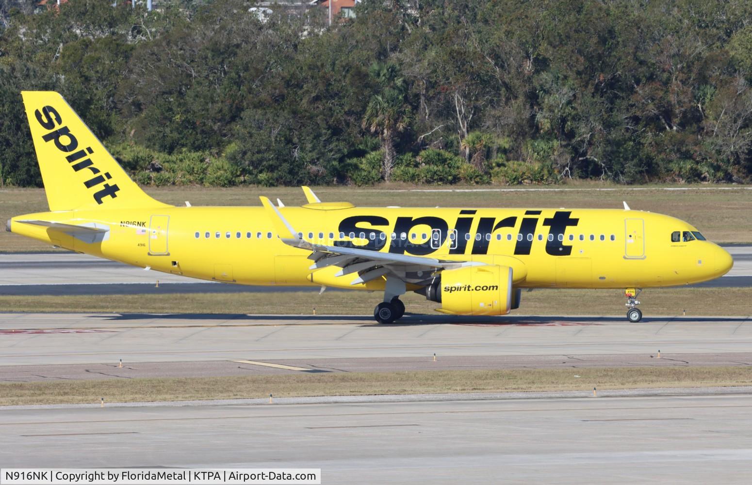 N916NK, 2019 Airbus A320-271N C/N 9175, NKS A32N zx  fll-tpa