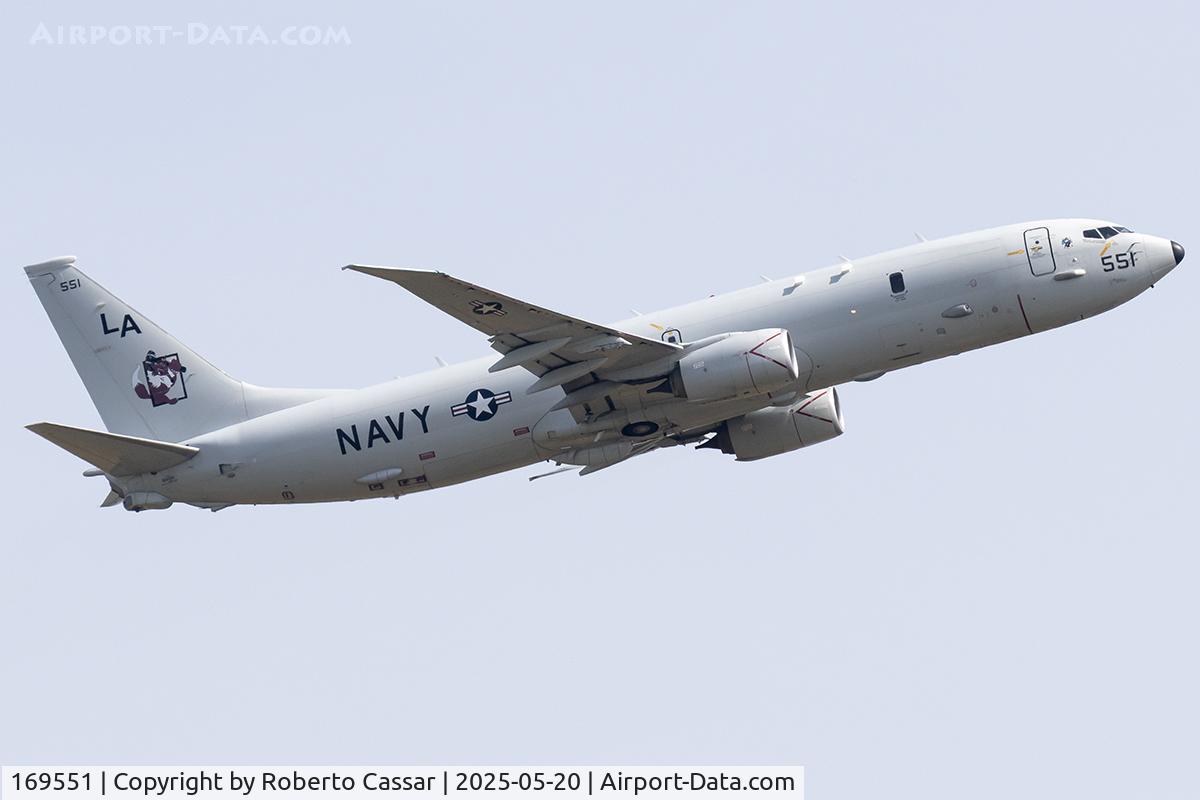 169551, Boeing P-8A Poseidon C/N 64081/7497, Departure