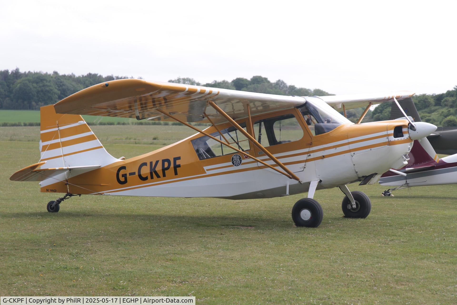 G-CKPF, 1968 Champion 7GCBC Citabria C/N 110, G-CKPF 1968 Champion 7GCBC Citabria Piper Fly In Popham