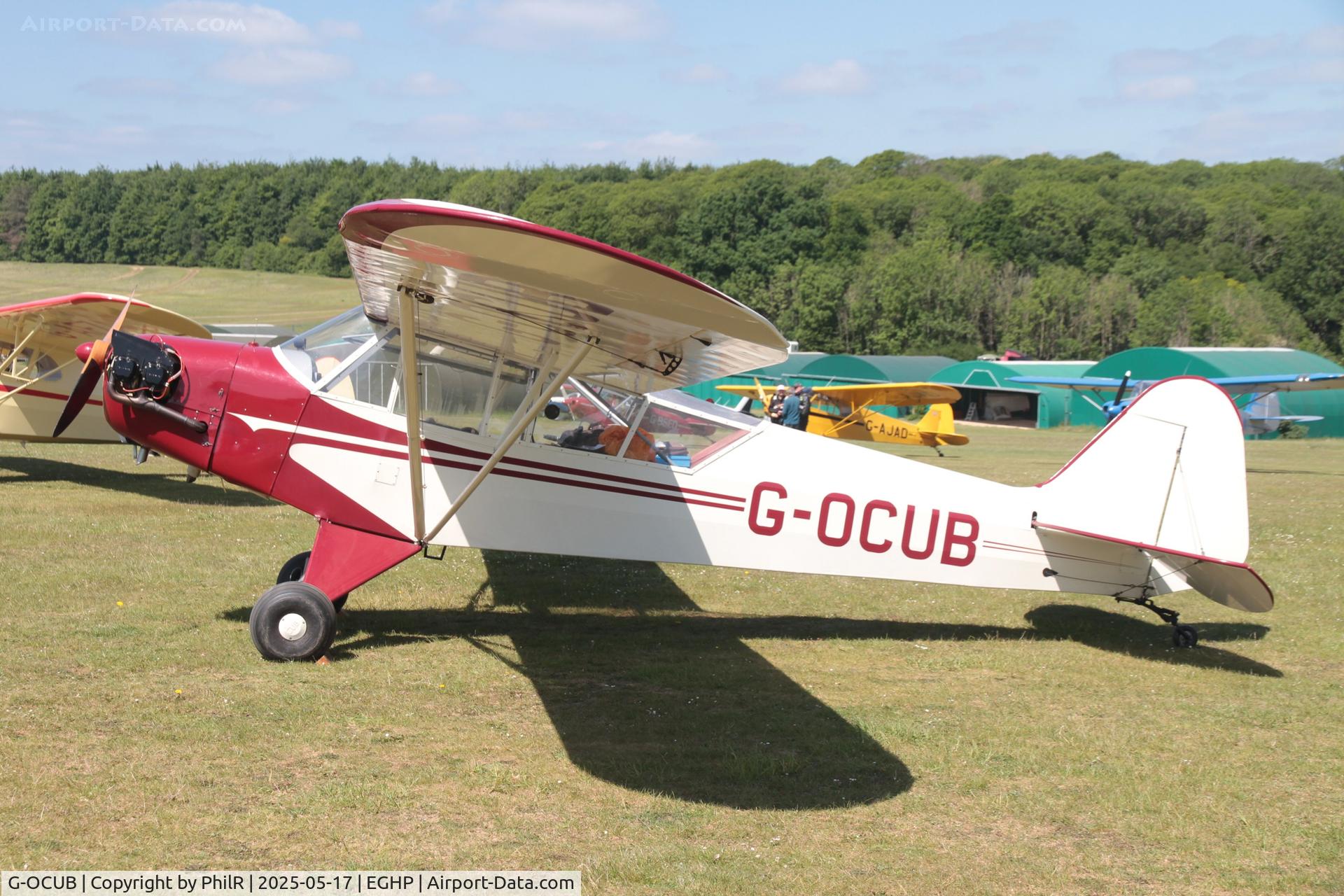 G-OCUB, 1944 Piper L-4J Grasshopper (J3C-65D) C/N 13215, G-OCUB 1944 Piper J3C-90 Cub Piper Fly In Popham 