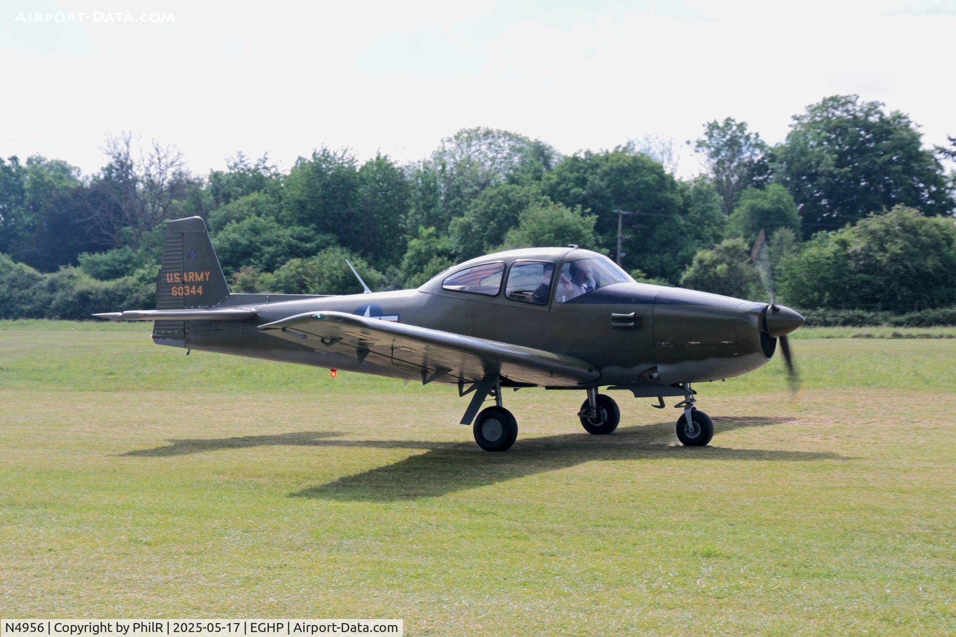 N4956, 1995 Grunska Norman KITFOX IV C/N 1428, N4956C '60344' 1946 North American L-17B Navion US Army Piper Fly In Popham 