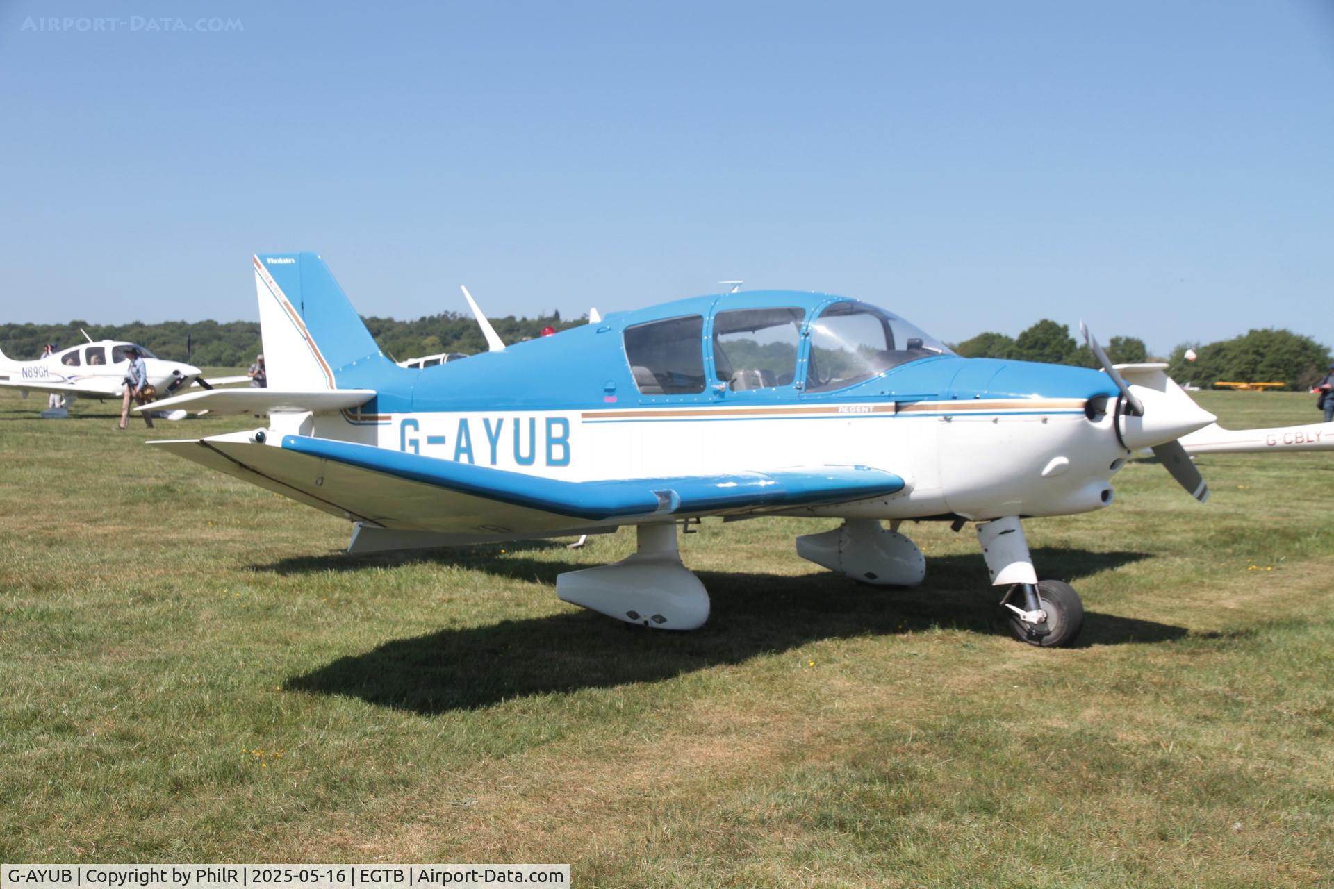 G-AYUB, 1971 Robin DR-253B Regent C/N 185, G-AYUB 1971 avions Pierre Robin CEA  DR253B Regent Private Flyer Fest Booker