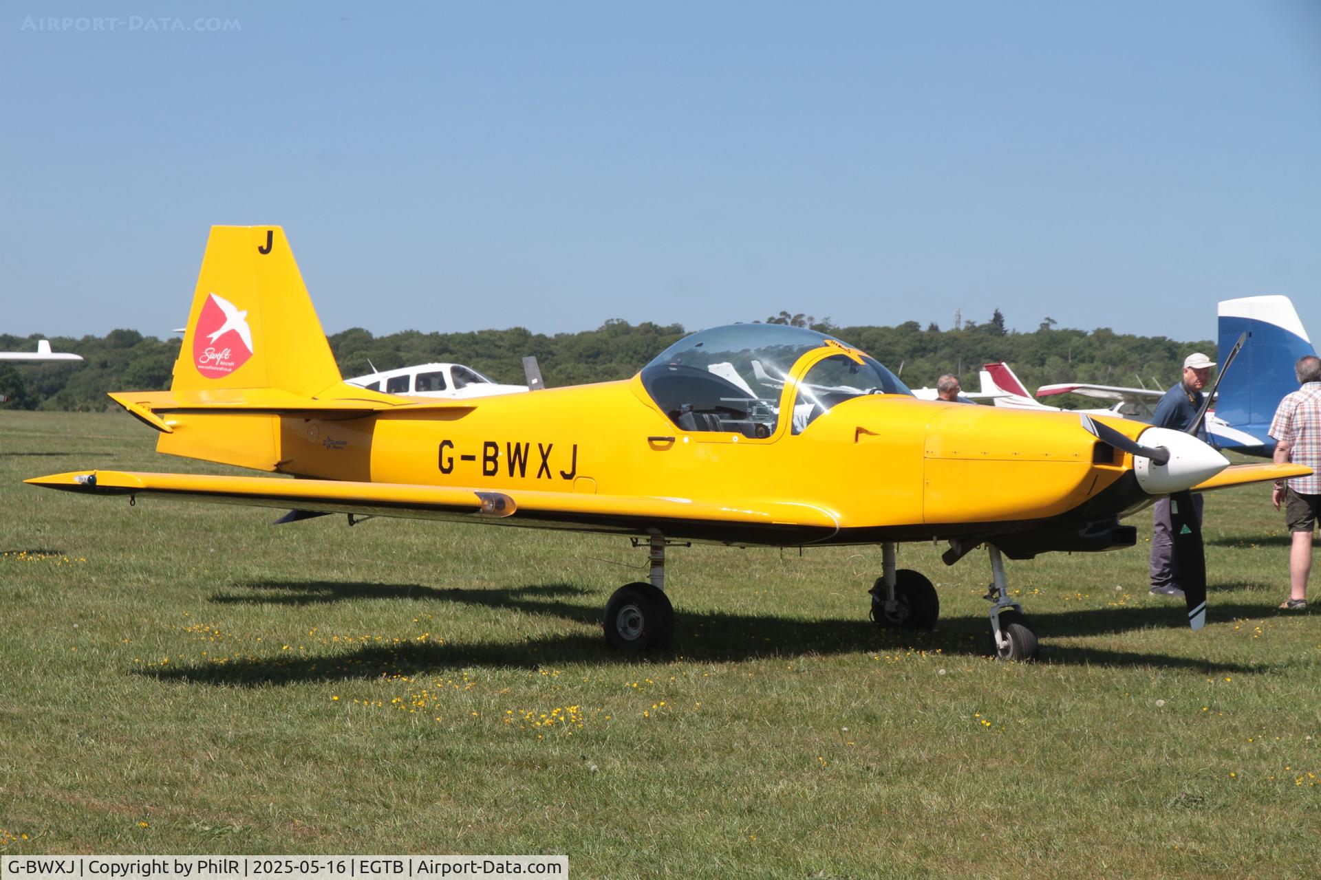 G-BWXJ, 1996 Slingsby T-67M-260 Firefly C/N 2245, G-BWXJ 1996 Slingsby T67M 260 Firefly Private Flyer Fest Booker 16.05.25 (2)