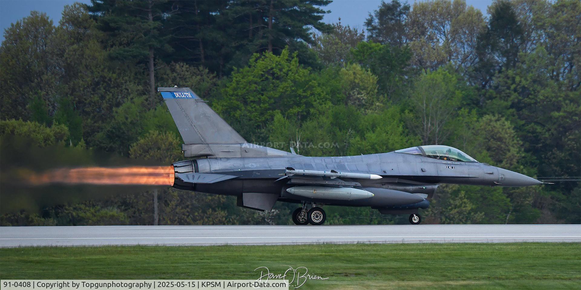 91-0408, General Dynamics F-16C Fighting Falcon C/N CC-106, TREND11 max burner early morning departure
