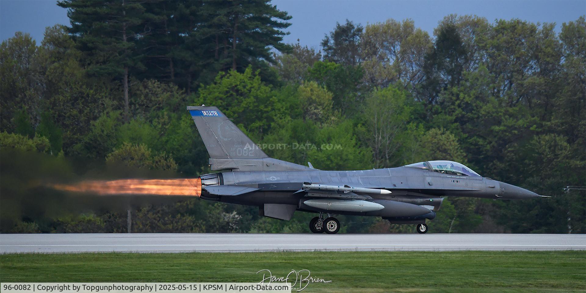 96-0082, 1996 Lockheed Martin F-16CM Fighting Falcon C/N CC-204, TREND13 full burner departure