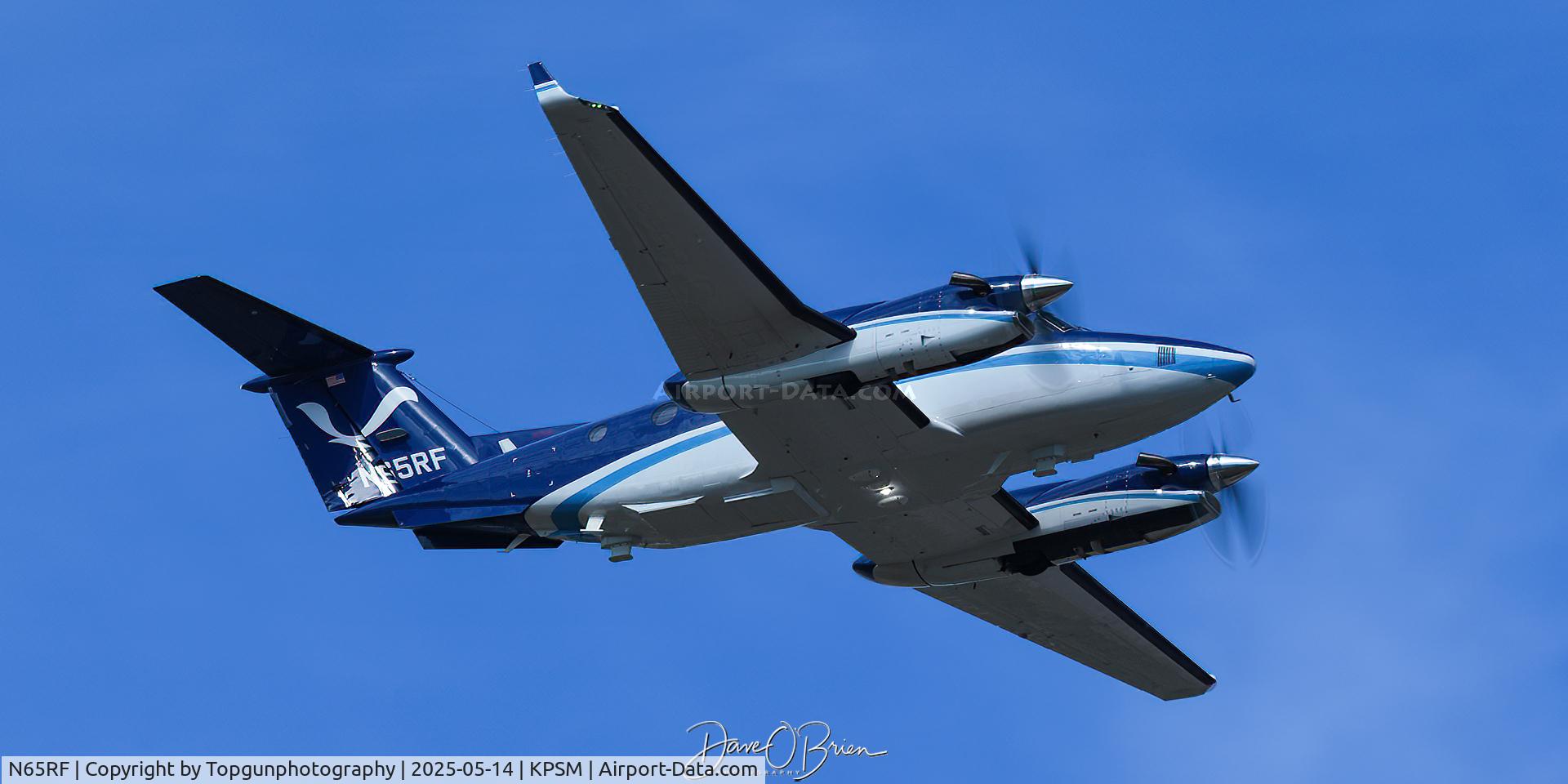 N65RF, 2022 Beech B300C King Air (360C) King Air C/N FM-109, NOAA65 departing RW16