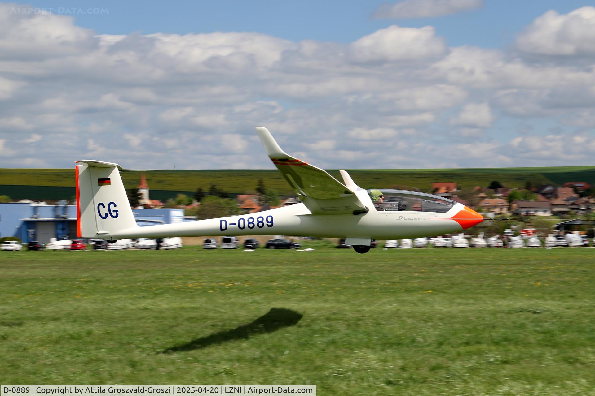 D-0889, Schempp-Hirth DISCUS B C/N 201, LZNI - Nitra Airport, Slovakia - Pribina Cup 2025