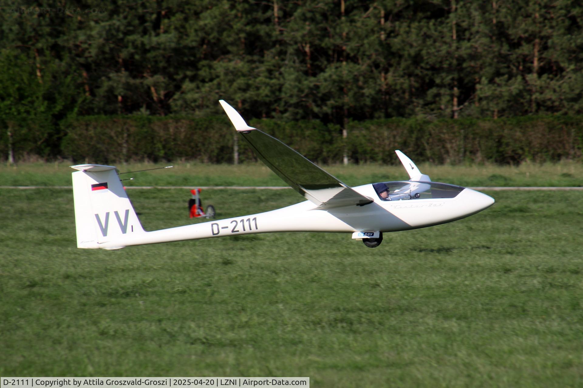 D-2111, Schempp-Hirth Ventus 2AX C/N 1, LZNI - Nitra Airport, Slovakia - Pribina Cup 2025