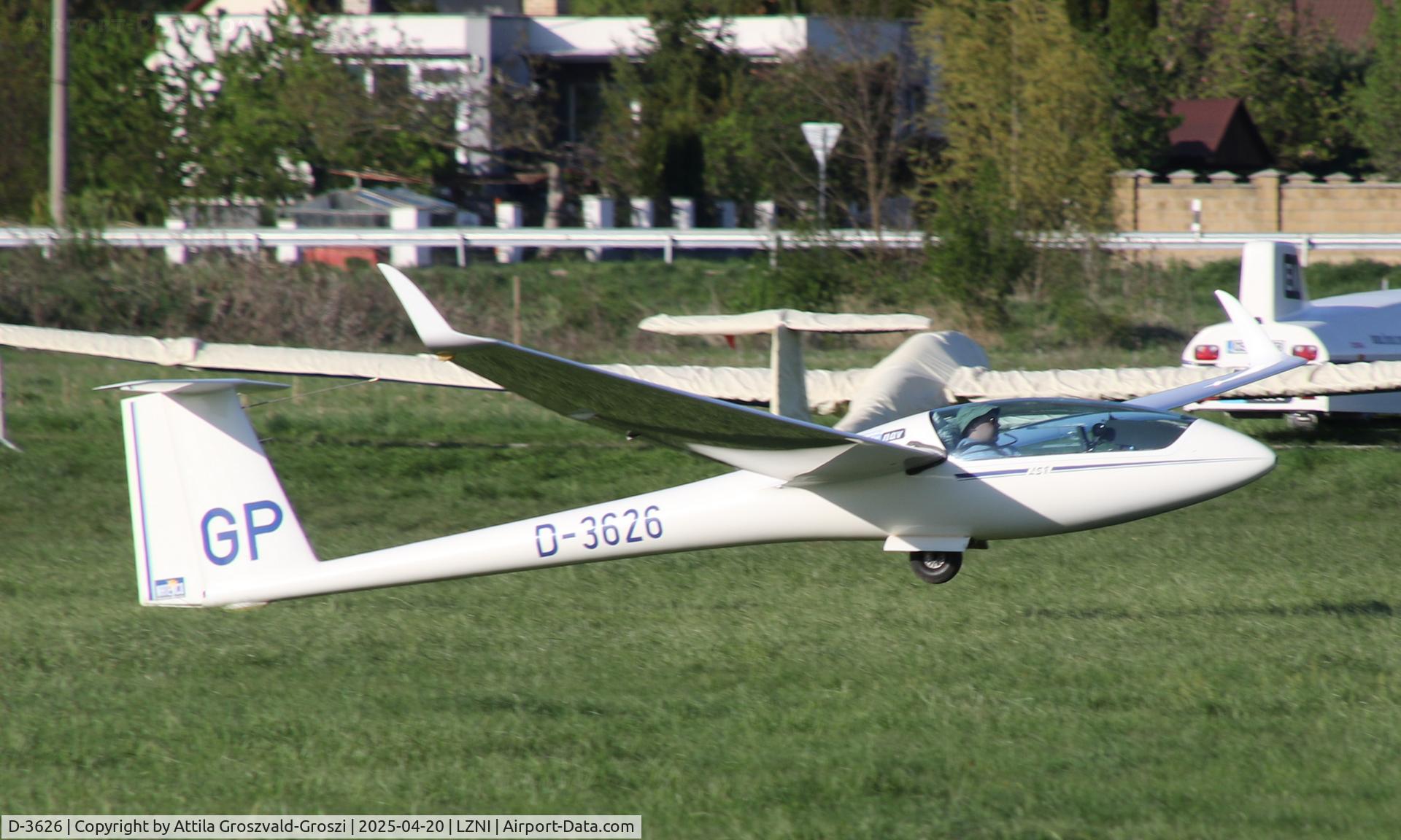 D-3626, Rolladen-Schneider LS-8-18, LZNI - Nitra Airport, Slovakia - Pribina Cup 2025
