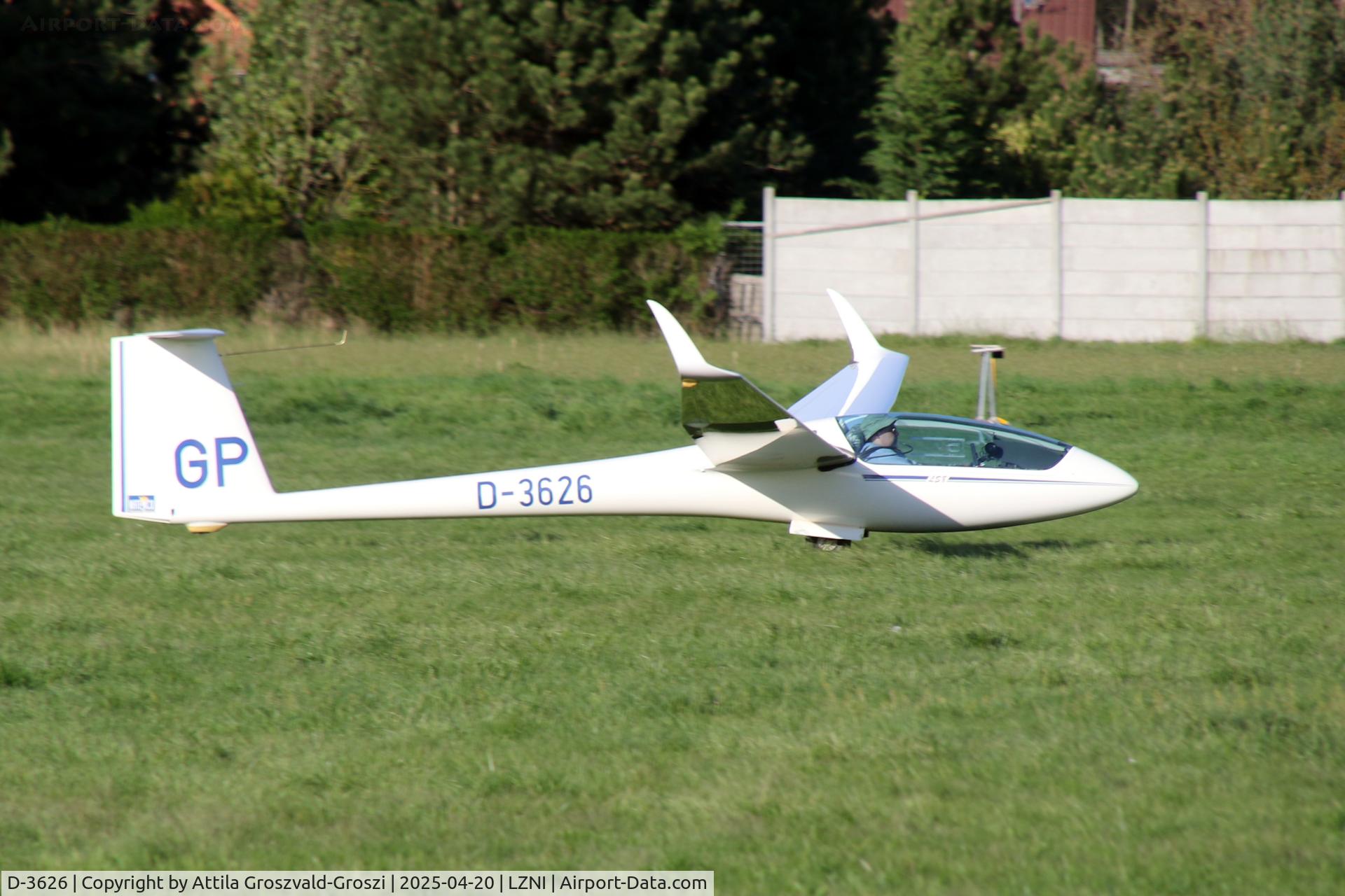D-3626, Rolladen-Schneider LS-8-18, LZNI - Nitra Airport, Slovakia - Pribina Cup 2025