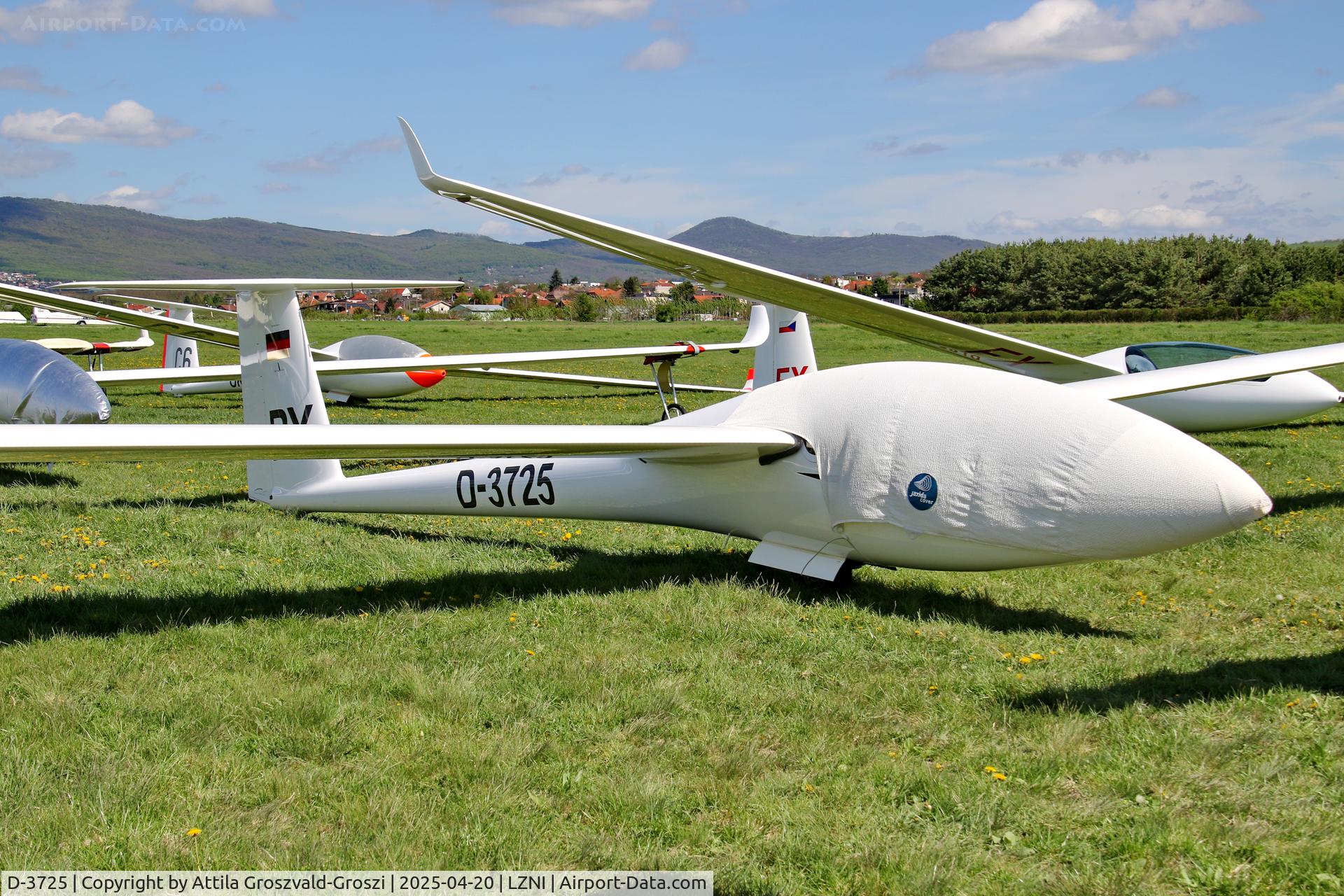 D-3725, 1996 Rolladen-Schneider LS-8a C/N 8053, LZNI - Nitra Airport, Slovakia - Pribina Cup 2025
