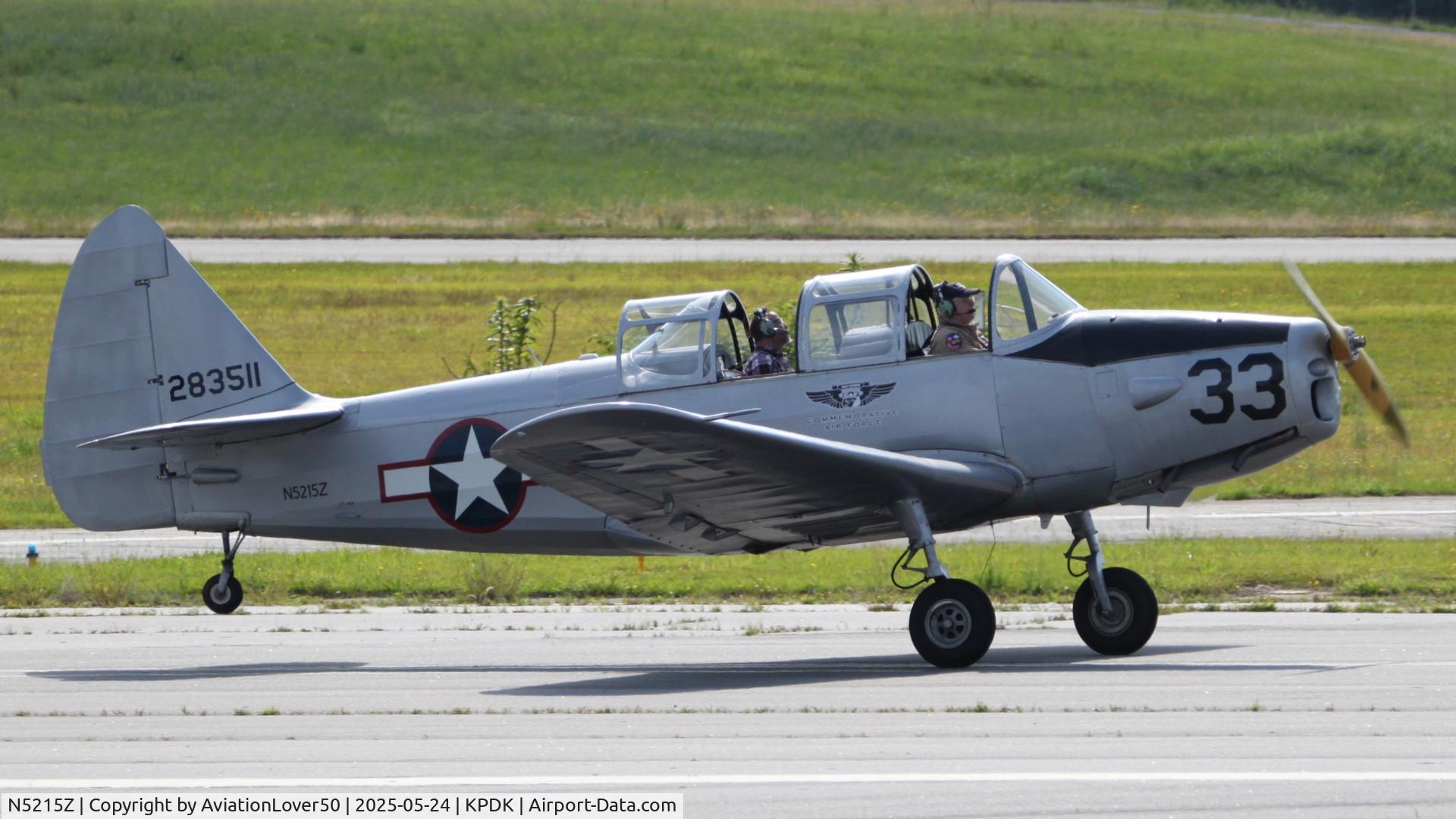 N5215Z, 1942 Fairchild M-62A C/N T43-7098, PT-19A