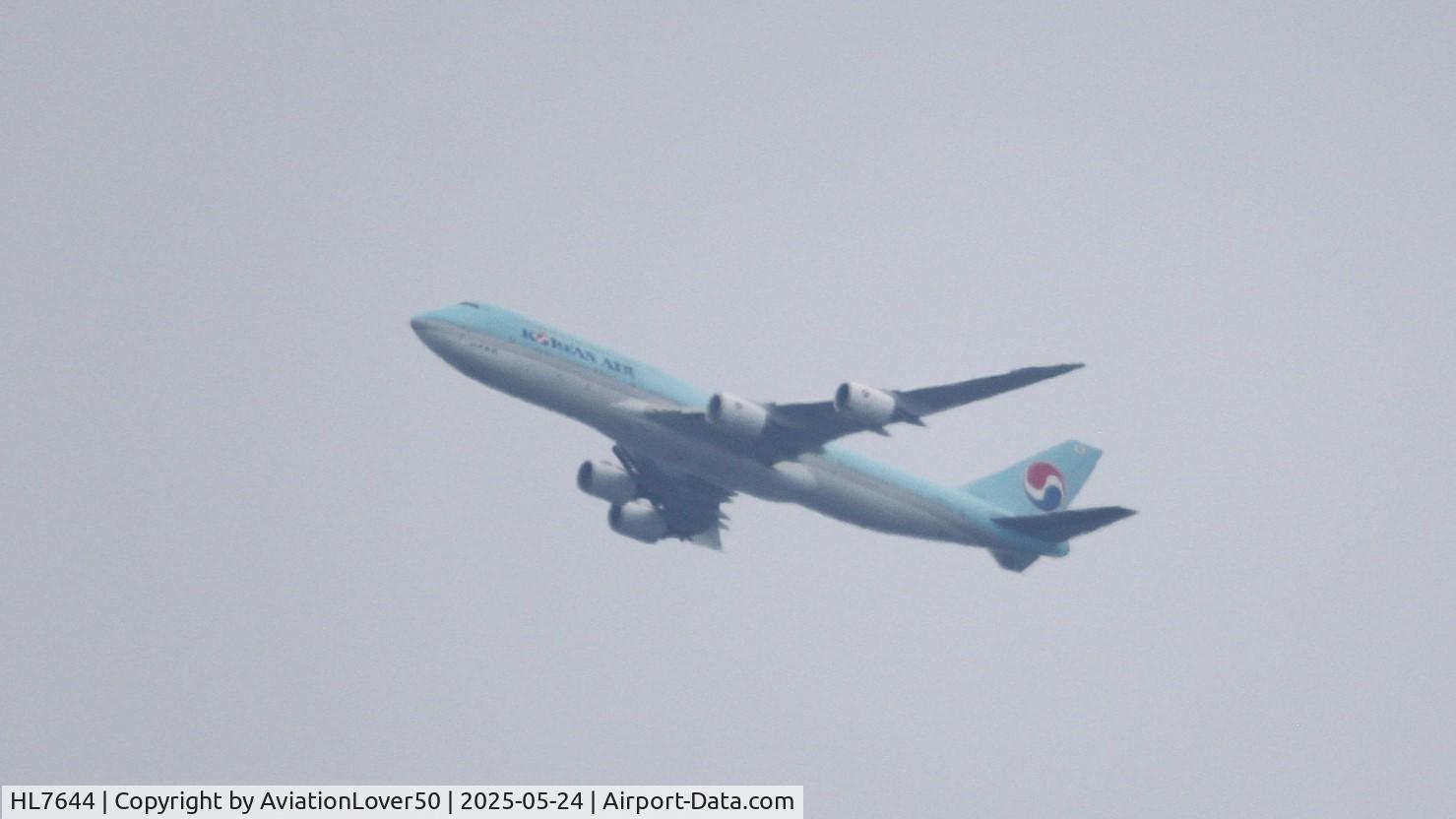 HL7644, 2017 Boeing 747-8B5i C/N 60411, Korean 748 KE36/KAL036 KATL --> RKSI