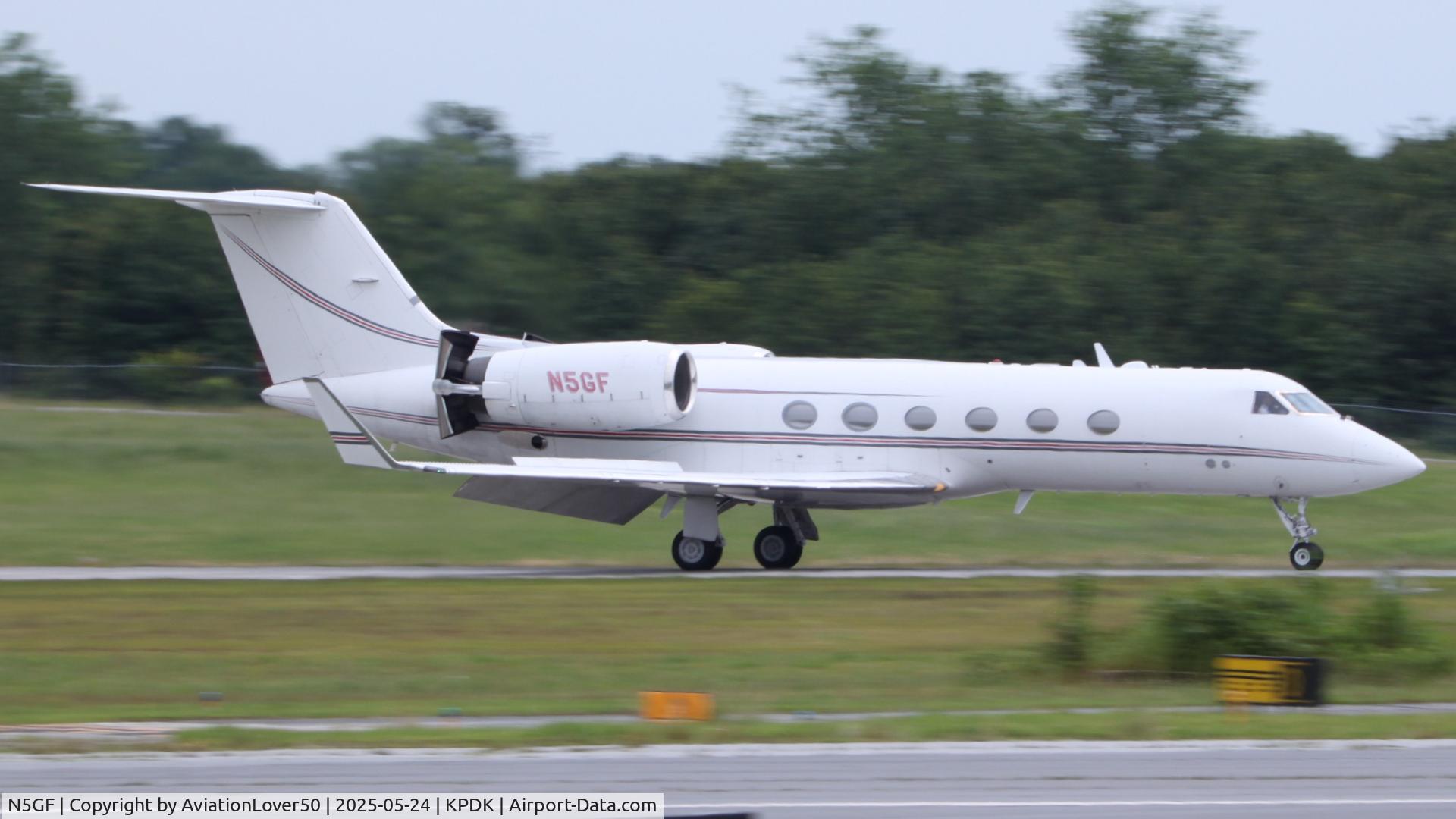 N5GF, 1995 Gulfstream Aerospace G-IV C/N 1277, Fly Alliance G-IV