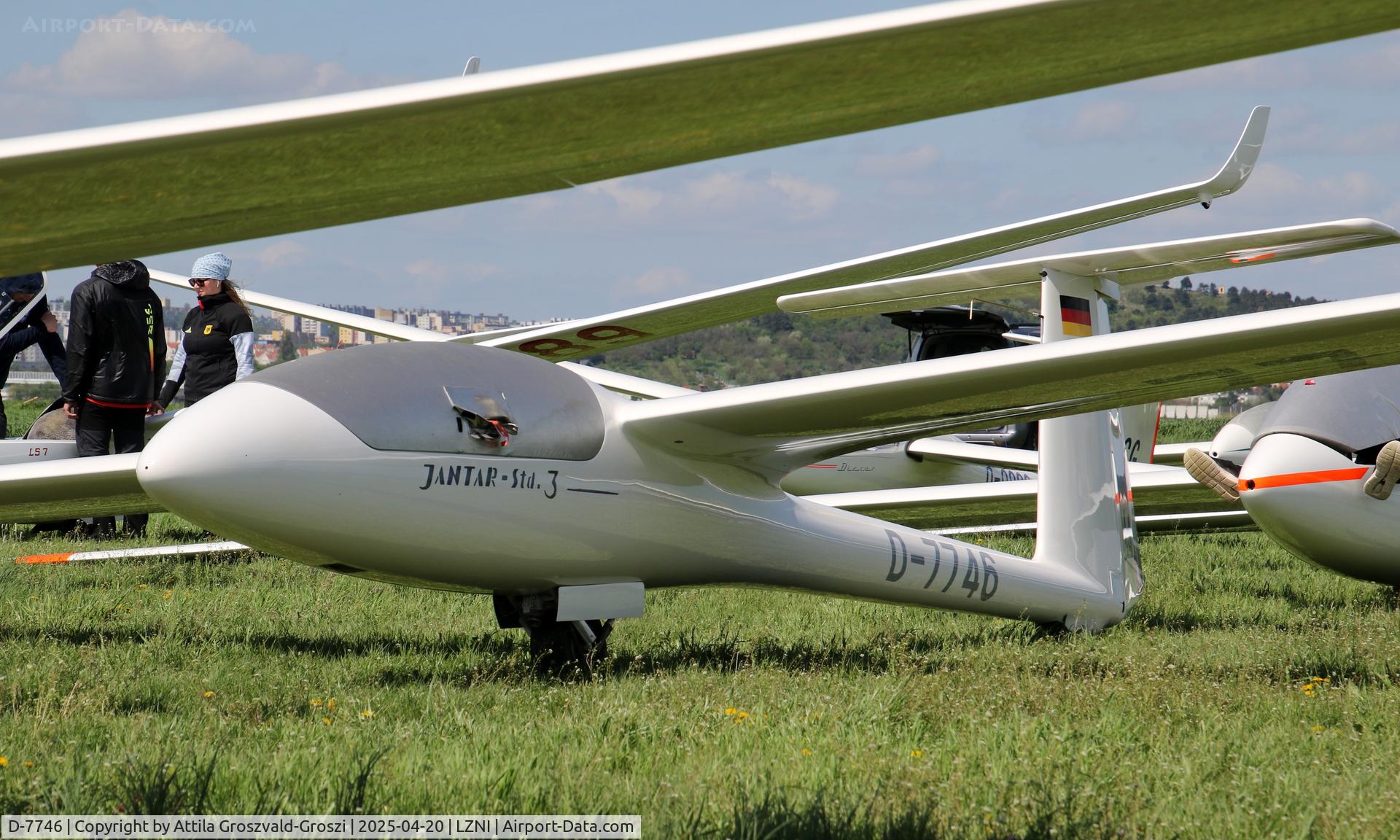 D-7746, 1983 PZL-Bielsko SZD-48-3 Jantar Standard 3 C/N B-1346, LZNI - Nitra Airport, Slovakia - Pribina Cup 2025